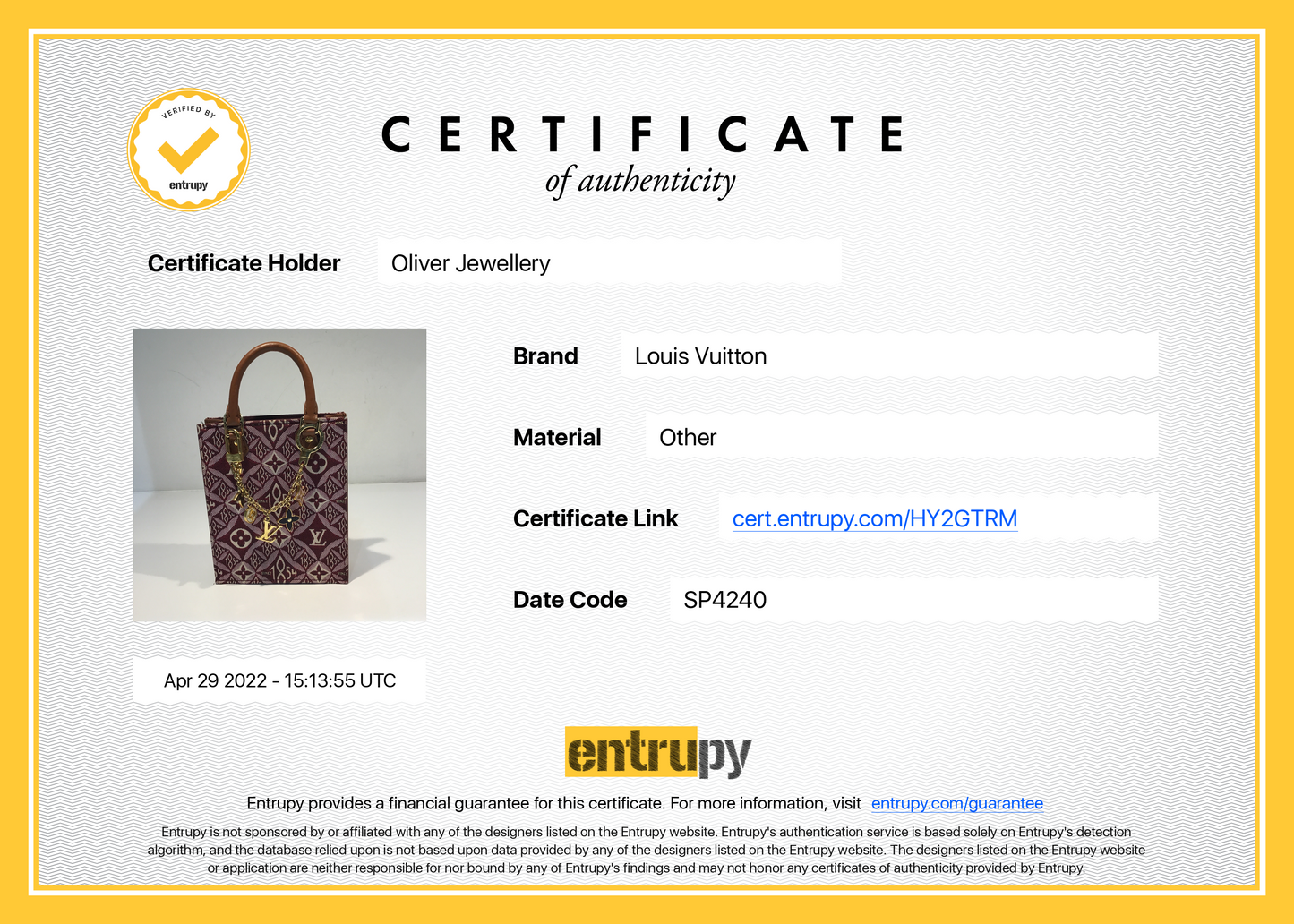 Louis Vuitton 2020 Since 1854 Petit Sac Plat