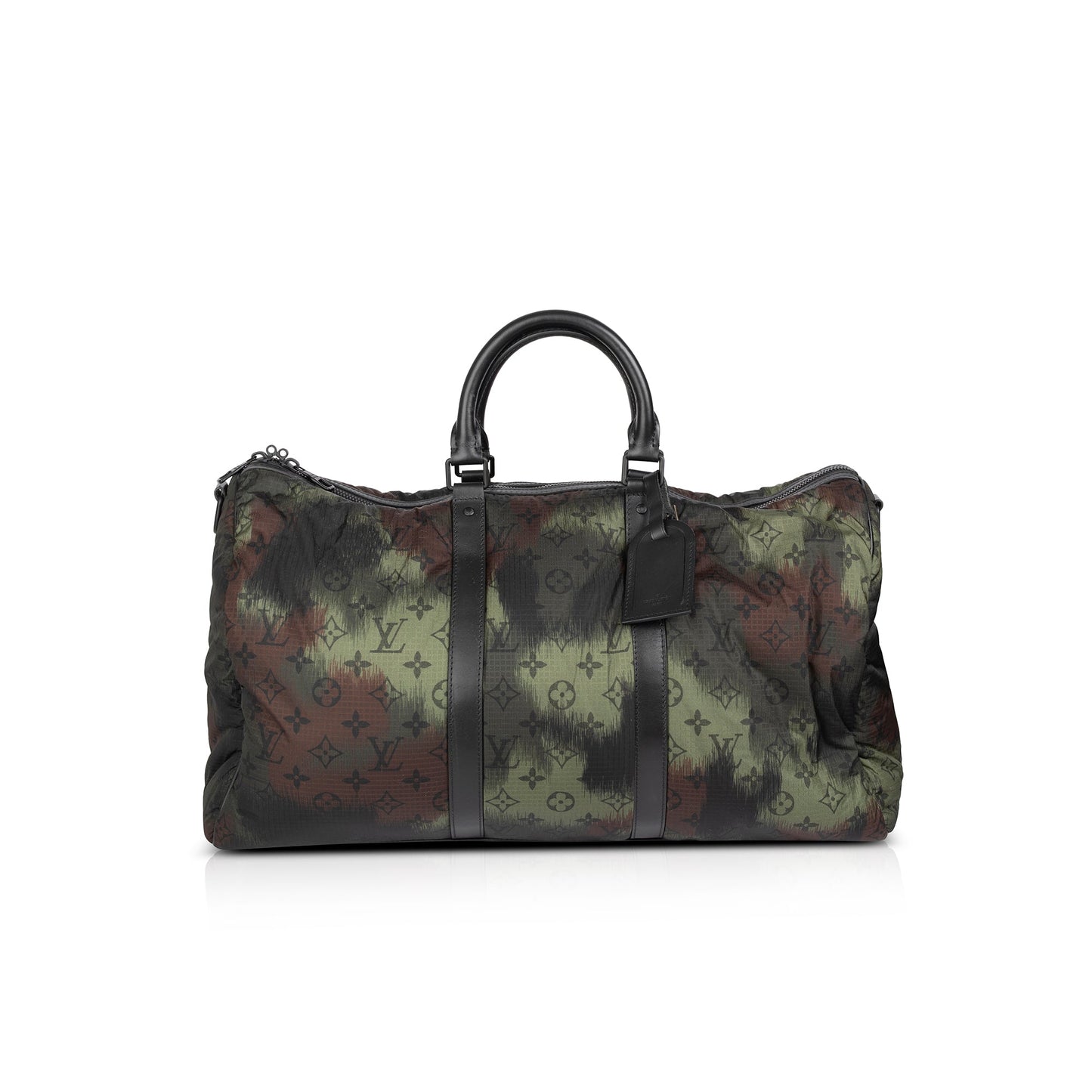 Louis Vuitton 2020 Virgil Abloh Monogram Camouflage Keepall Bandouliere 50