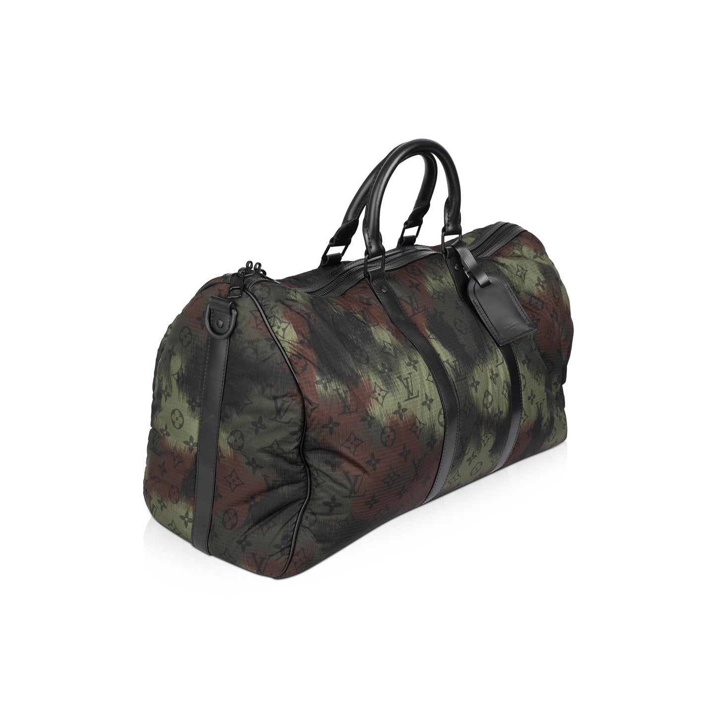 Louis Vuitton 2020 Virgil Abloh Monogram Camouflage Keepall Bandouliere 50