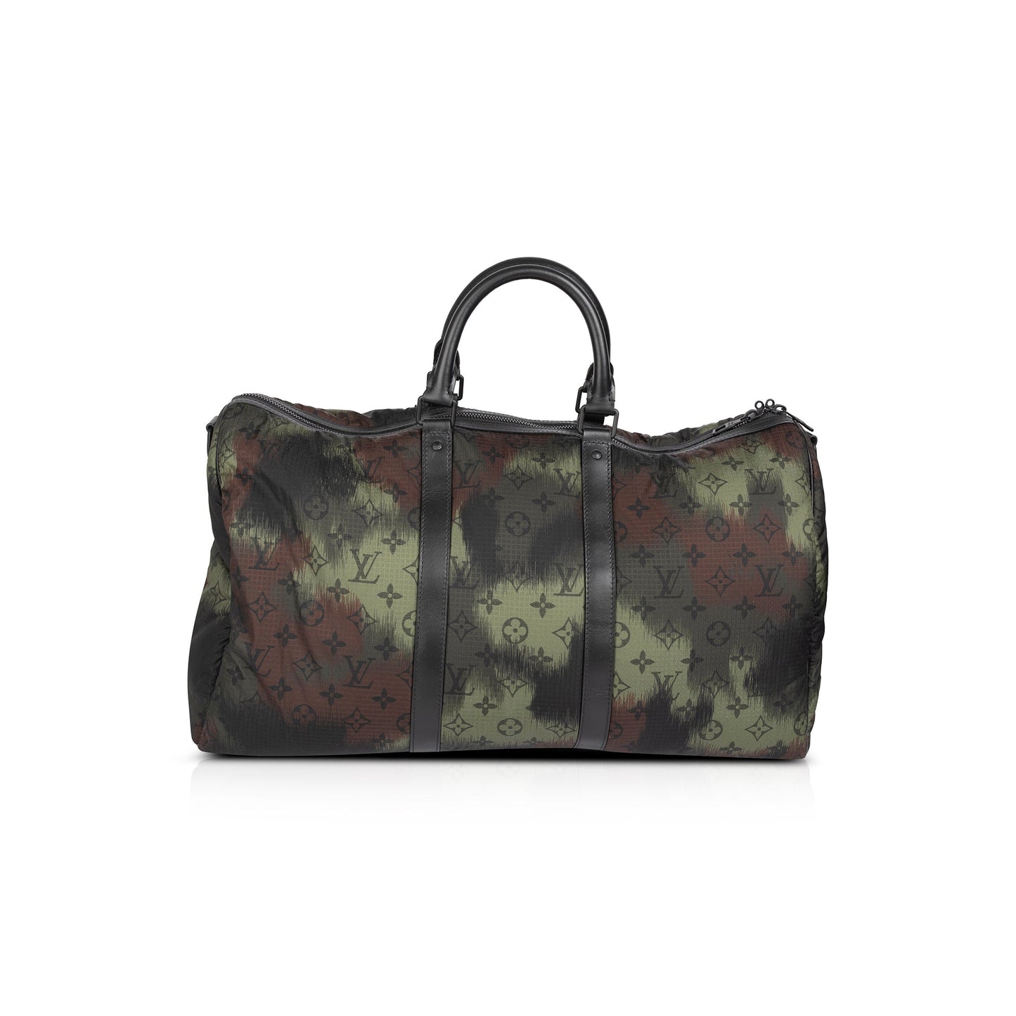 Louis Vuitton 2020 Virgil Abloh Monogram Camouflage Keepall Bandouliere 50