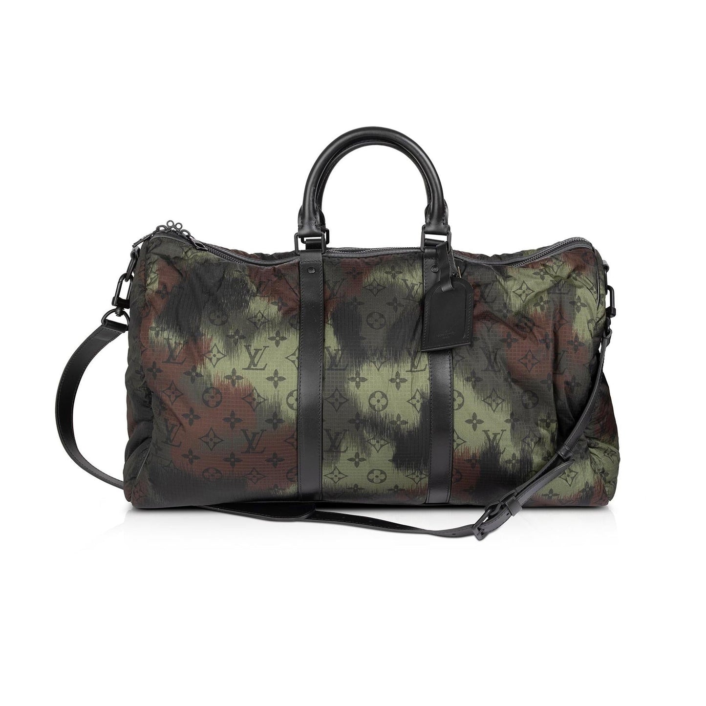 Louis Vuitton 2020 Virgil Abloh Monogram Camouflage Keepall Bandouliere 50