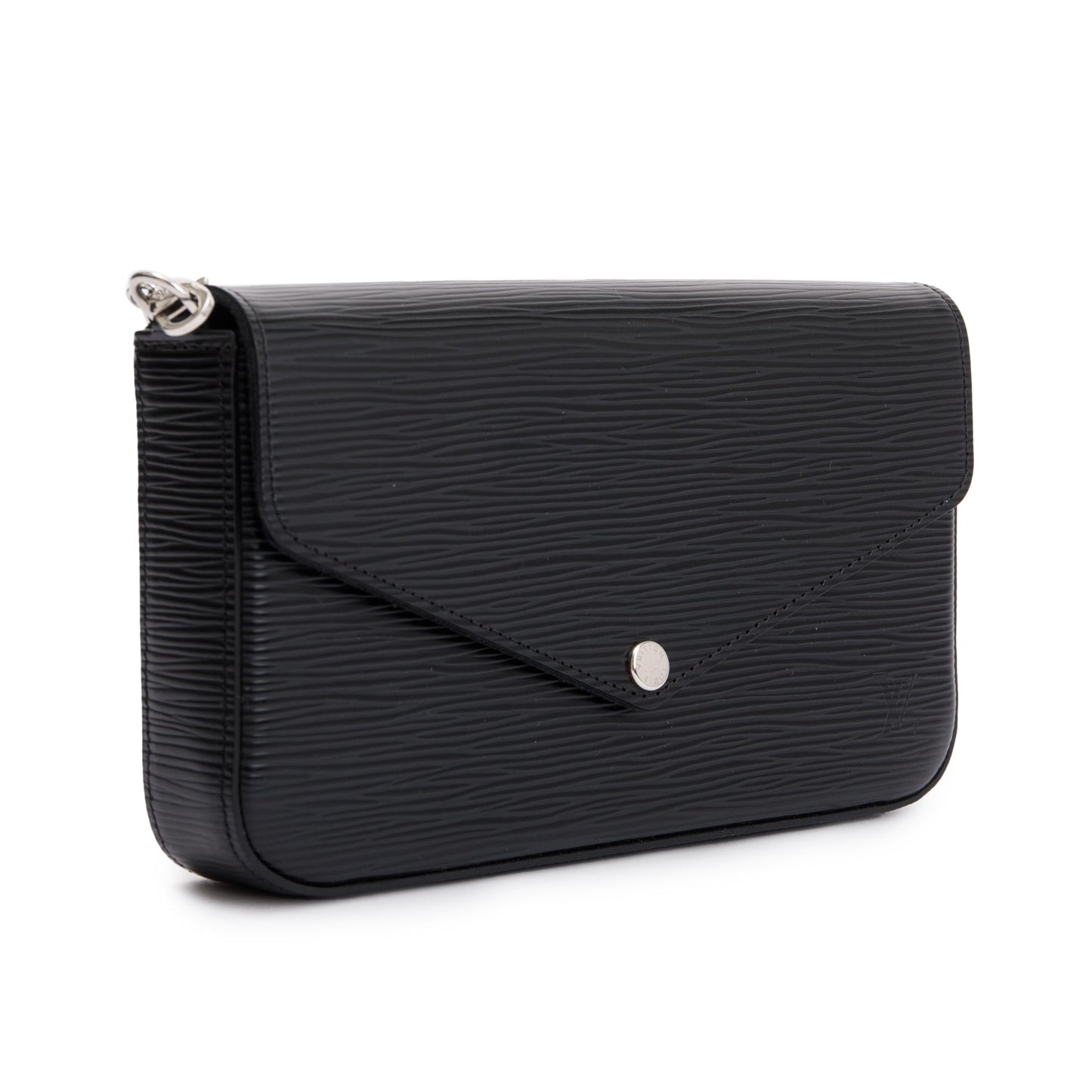 Louis Vuitton 2021 Black Epi Leather Felicie Pochette Bag