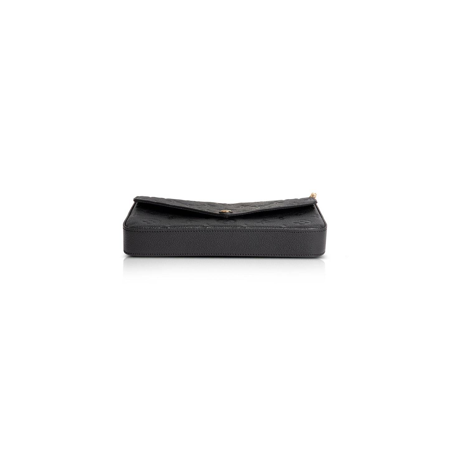 Louis Vuitton 2021 Black Monogram Empreinte Felicie Pochette Bag