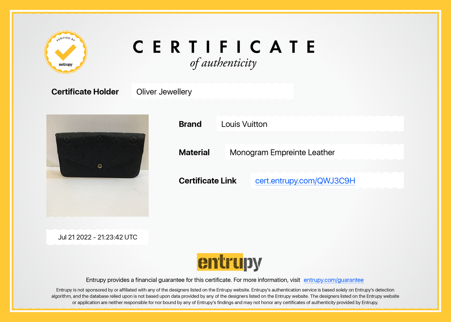 Louis Vuitton 2021 Black Monogram Empreinte Felicie Pochette Bag