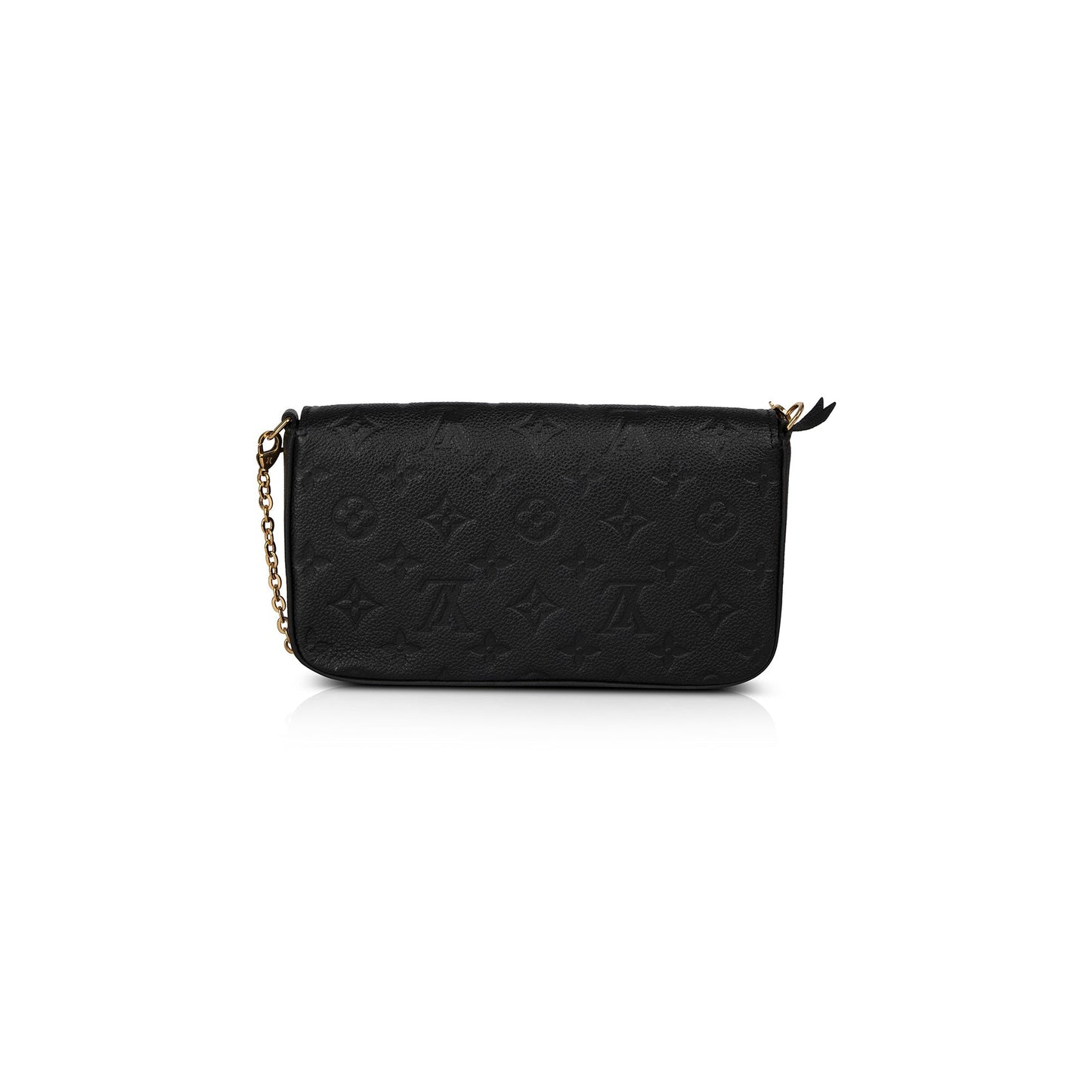 Louis Vuitton 2021 Black Monogram Empreinte Felicie Pochette Bag