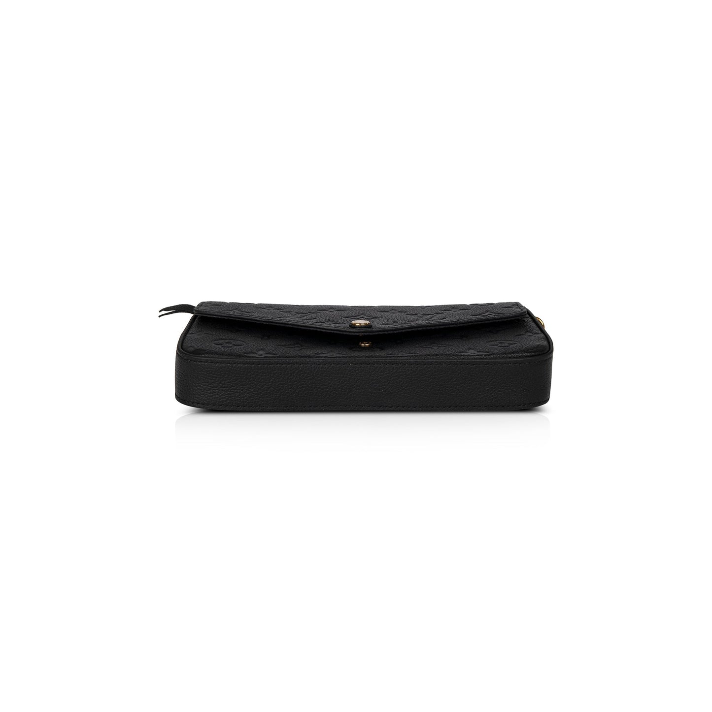 Louis Vuitton 2021 Black Monogram Empreinte Felicie Pochette Bag