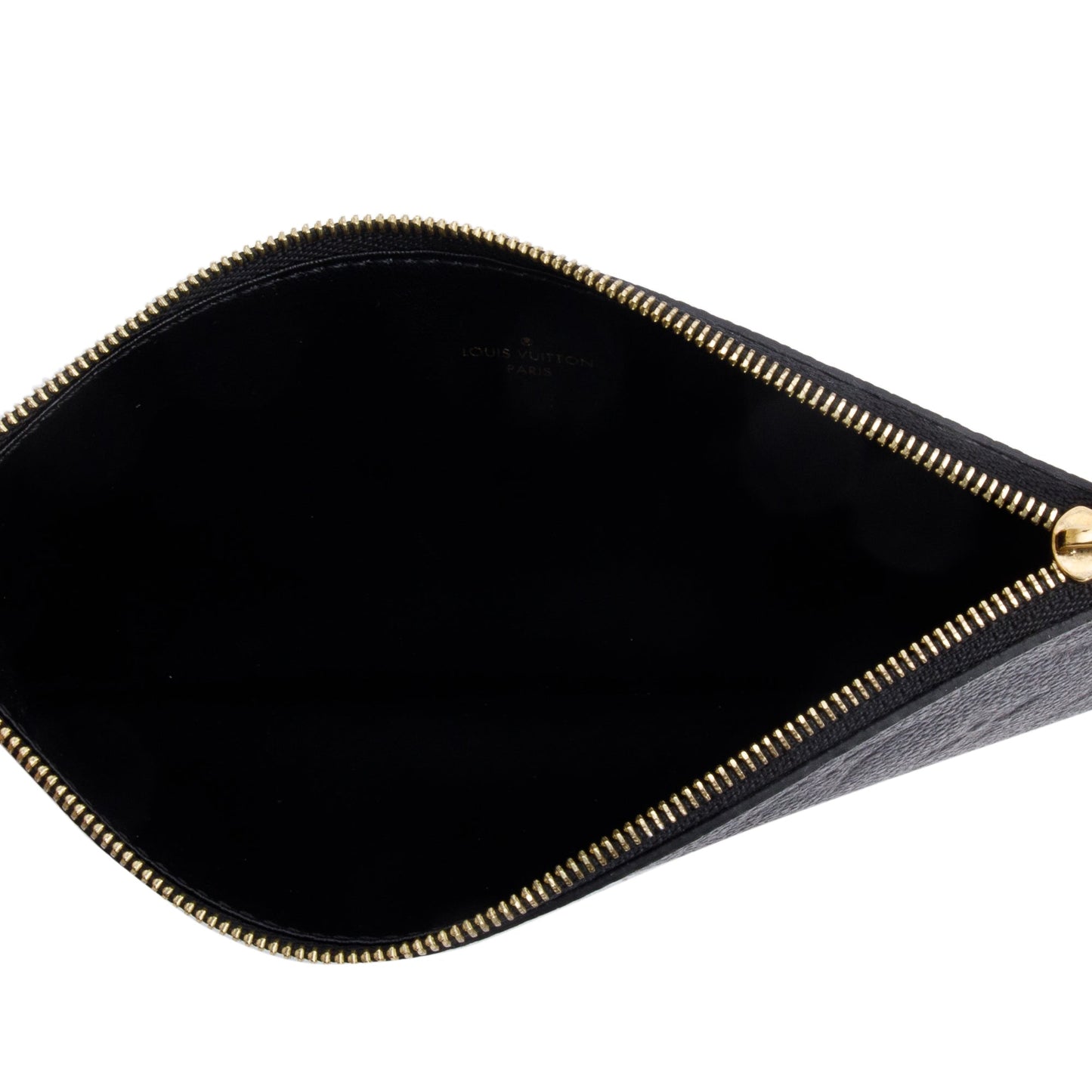 Louis Vuitton 2021 Black Monogram Empreinte Leather Felicie Pochette