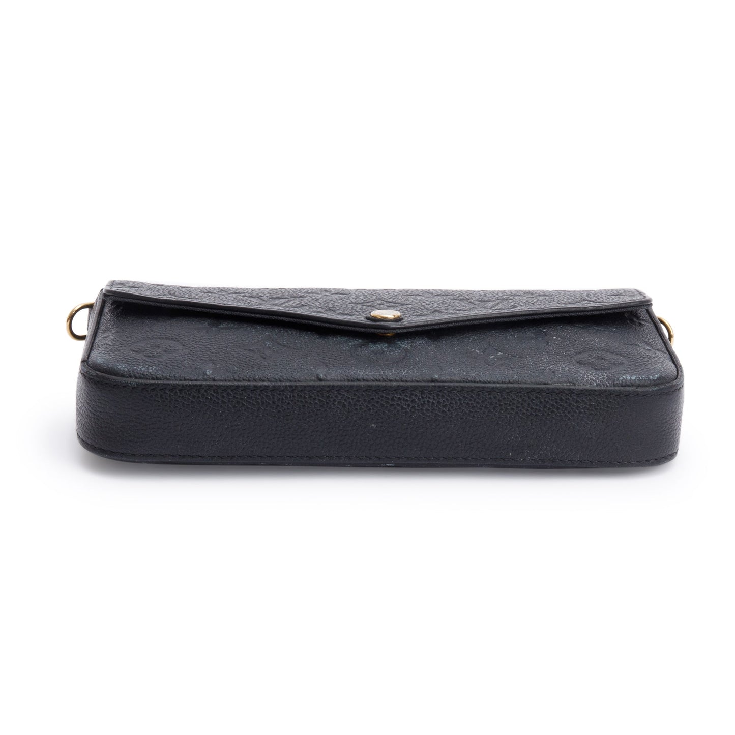 Louis Vuitton 2021 Black Monogram Empreinte Leather Felicie Pochette