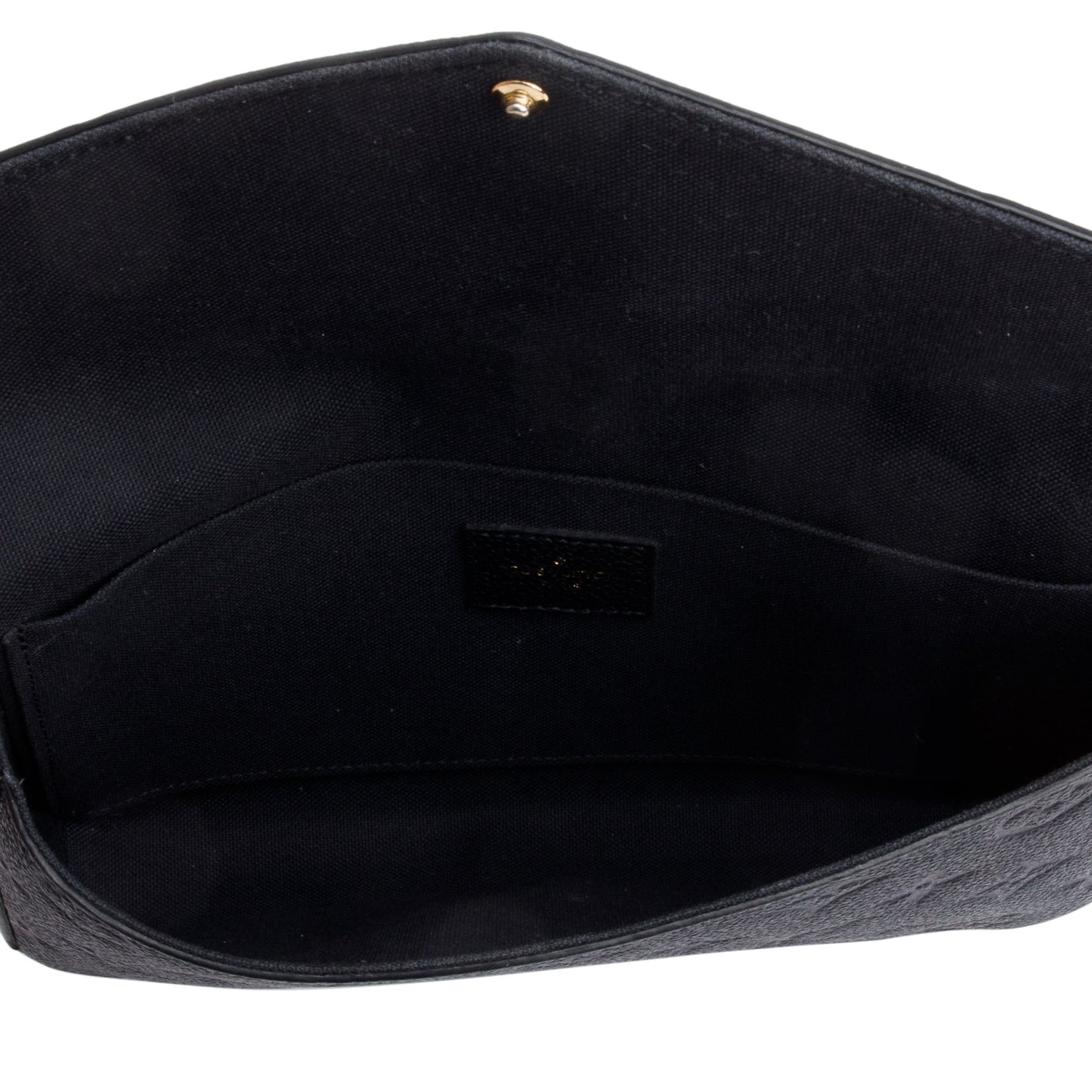 Louis Vuitton 2021 Black Monogram Empreinte Leather Felicie Pochette