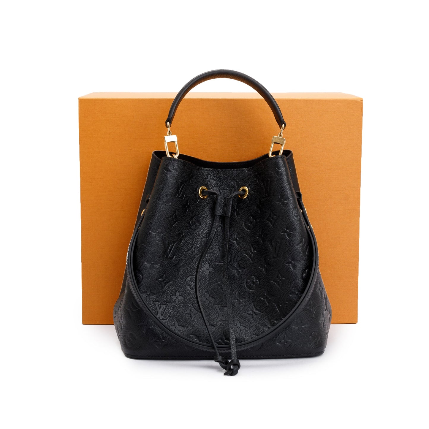 Louis Vuitton 2021 Black Monogram Empreinte Leather Neonoe MM