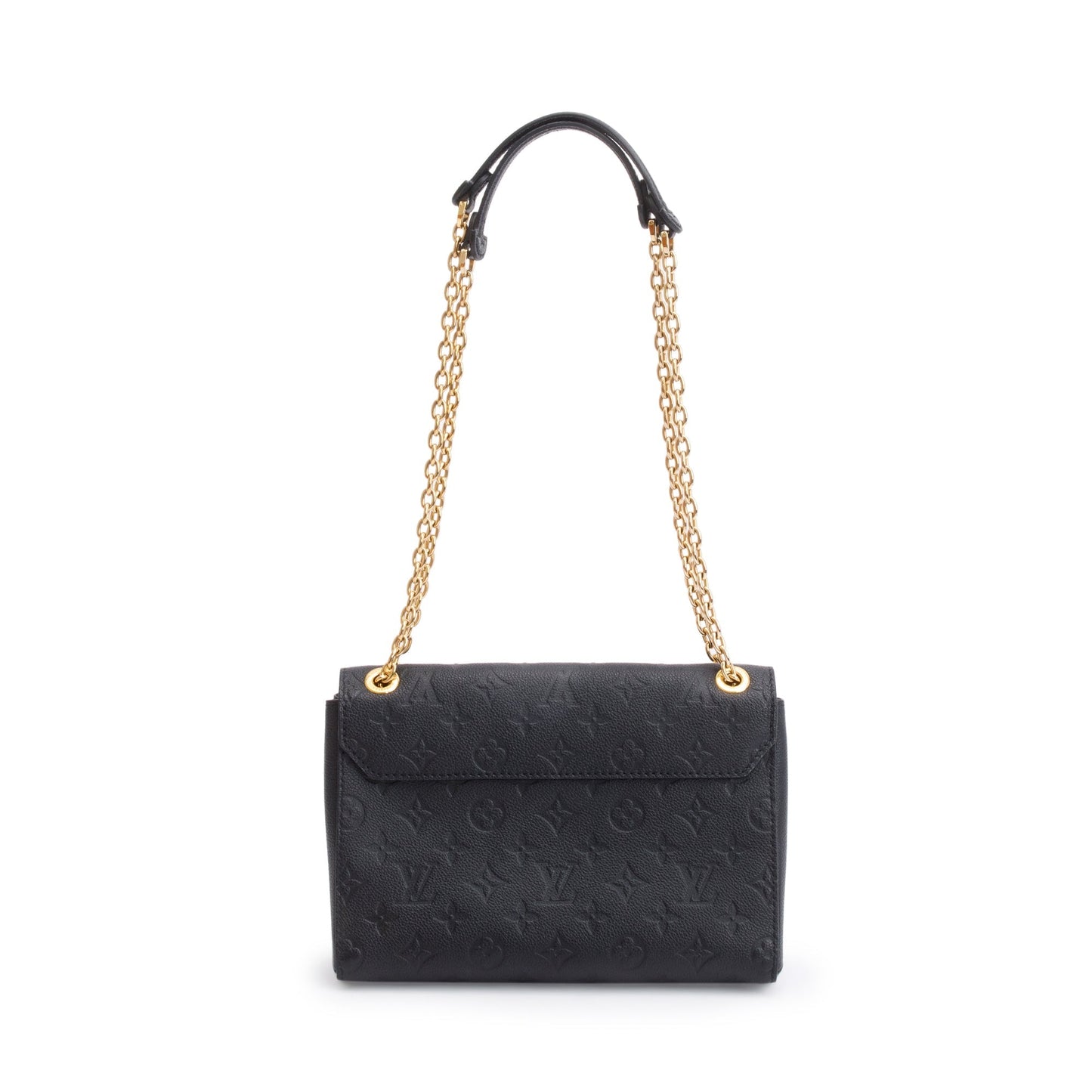 Louis Vuitton 2021 Black Monogram Empreinte Leather Vavin PM