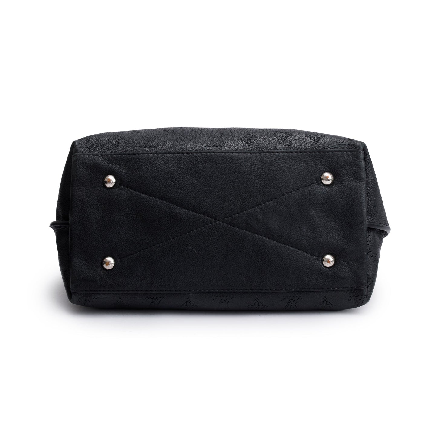 Louis Vuitton 2021 Black Monogram Mahina Carmel Hobo Bag
