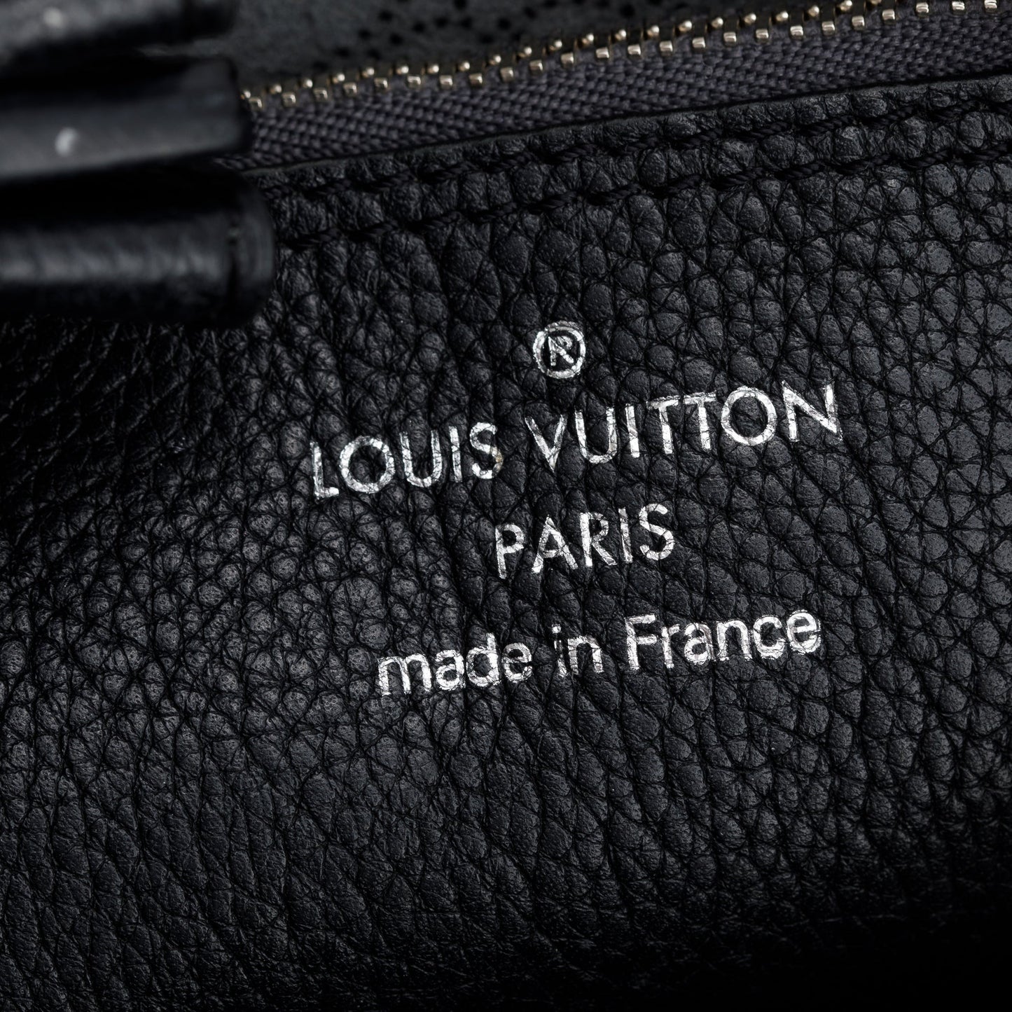 Louis Vuitton 2021 Black Monogram Mahina Carmel Hobo Bag