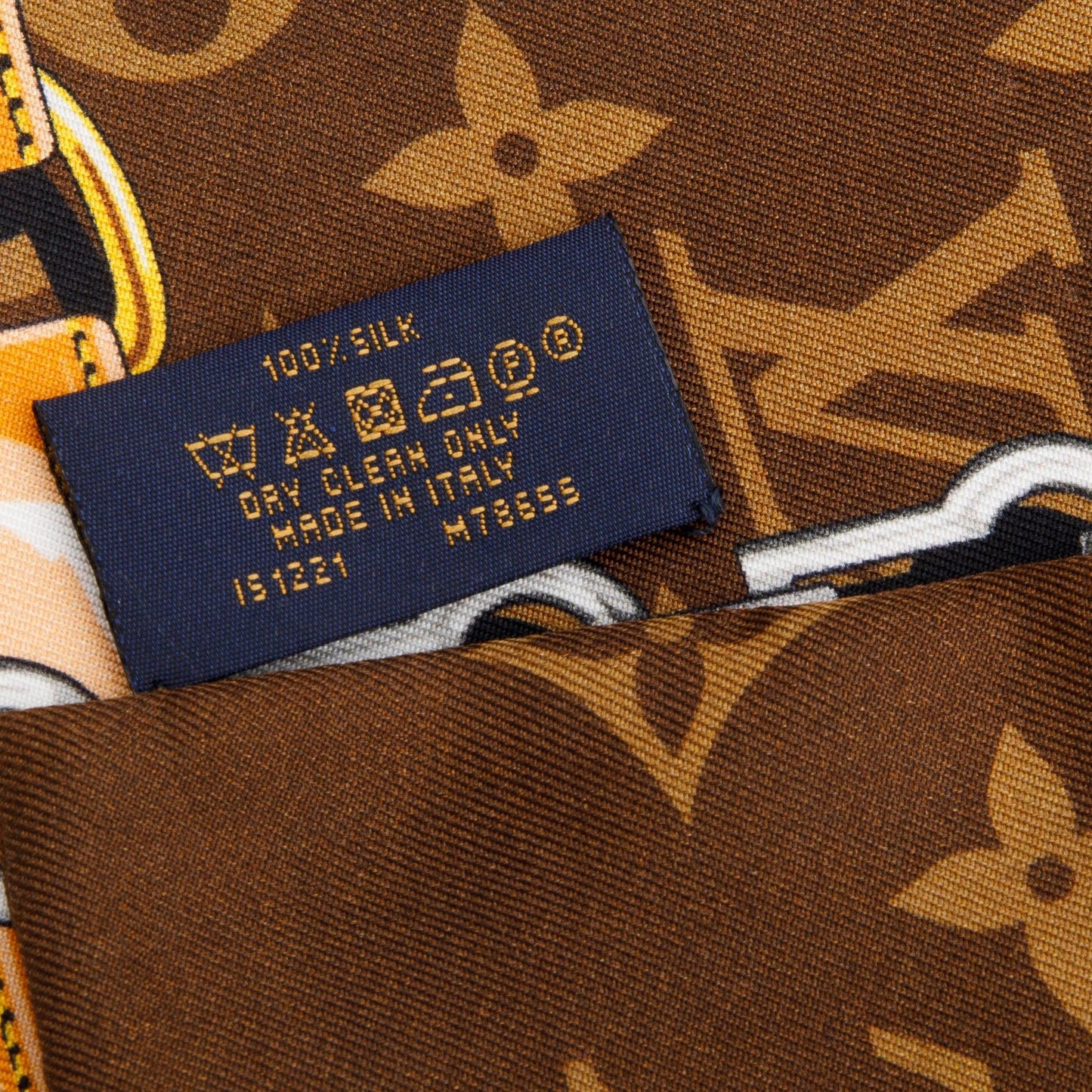Louis Vuitton 2021 Brown Monogram Confidential Silk Bandeau