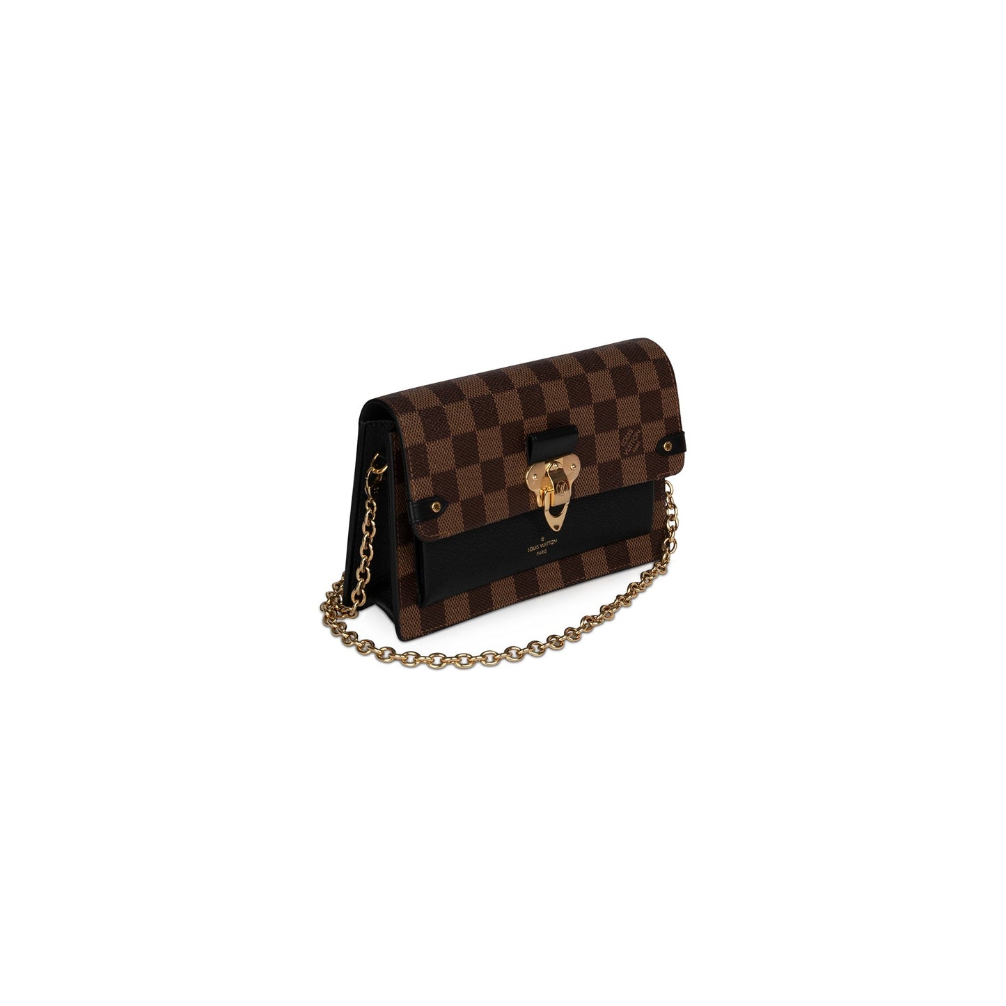 Louis Vuitton 2021 Damier Ebene Vavin Chain Wallet