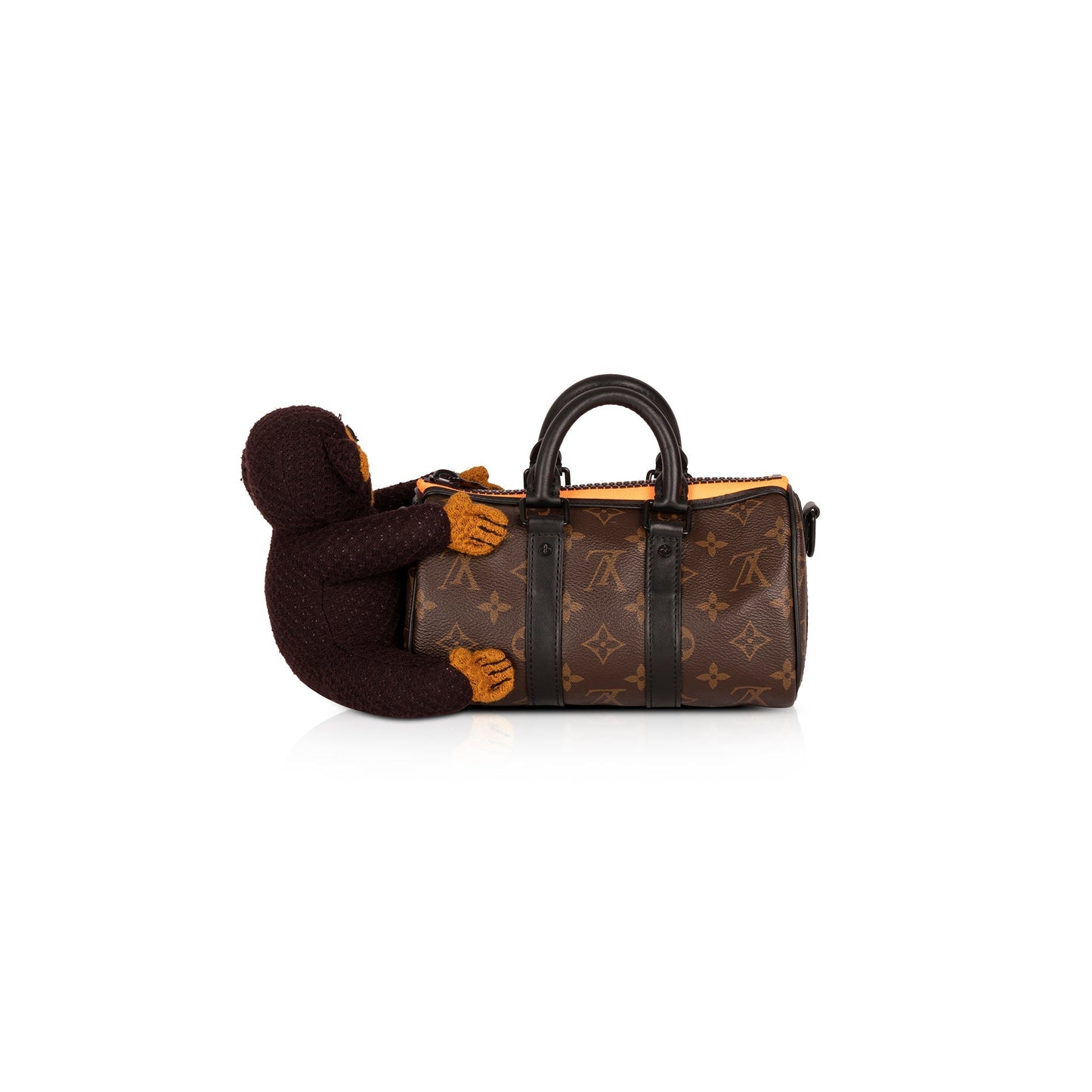 Louis Vuitton 2021 Monogram Keepall XS Monkey Puppet LV Friends