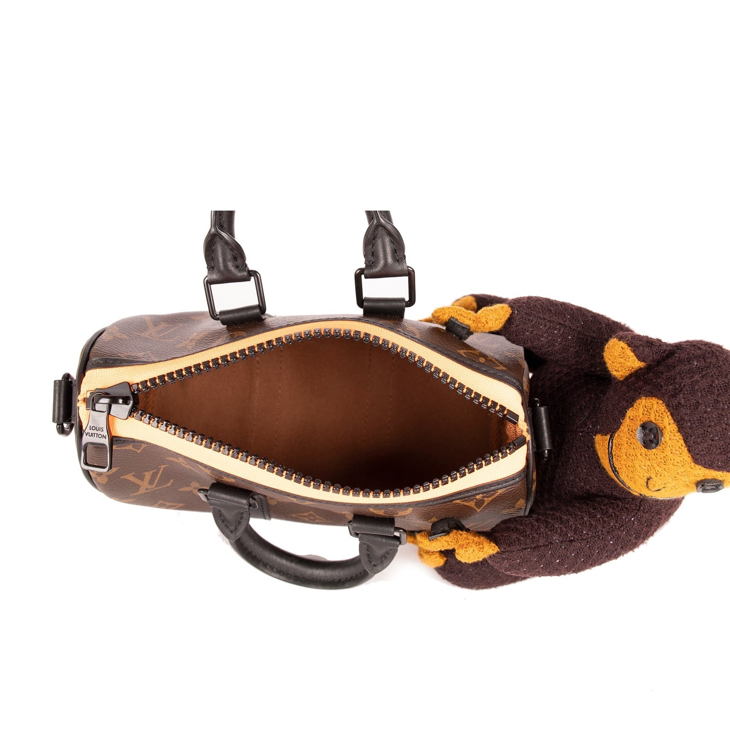 Louis Vuitton 2021 Monogram Keepall XS Monkey Puppet LV Friends