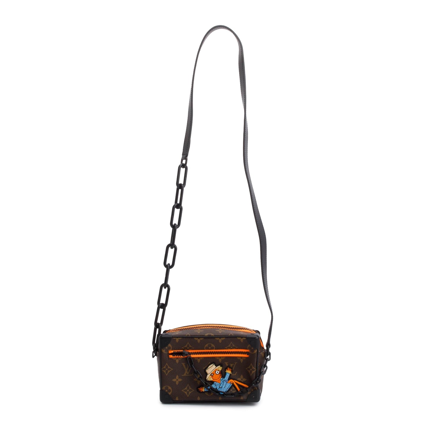 Louis Vuitton 2021 Monogram LV Friends Patch Mini Solar Ray Soft Trunk Bag