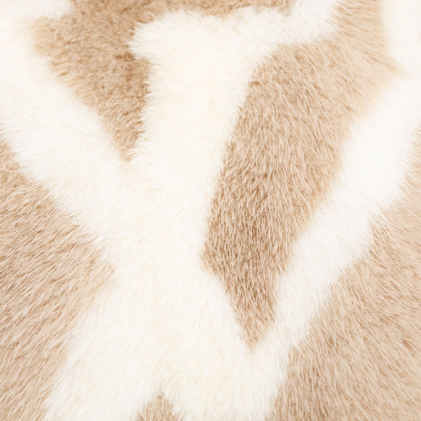 Louis Vuitton 2021 Neutral/Beige Cashmere Mink Fur Pocket Monogram Cold Reykjavik Scarf