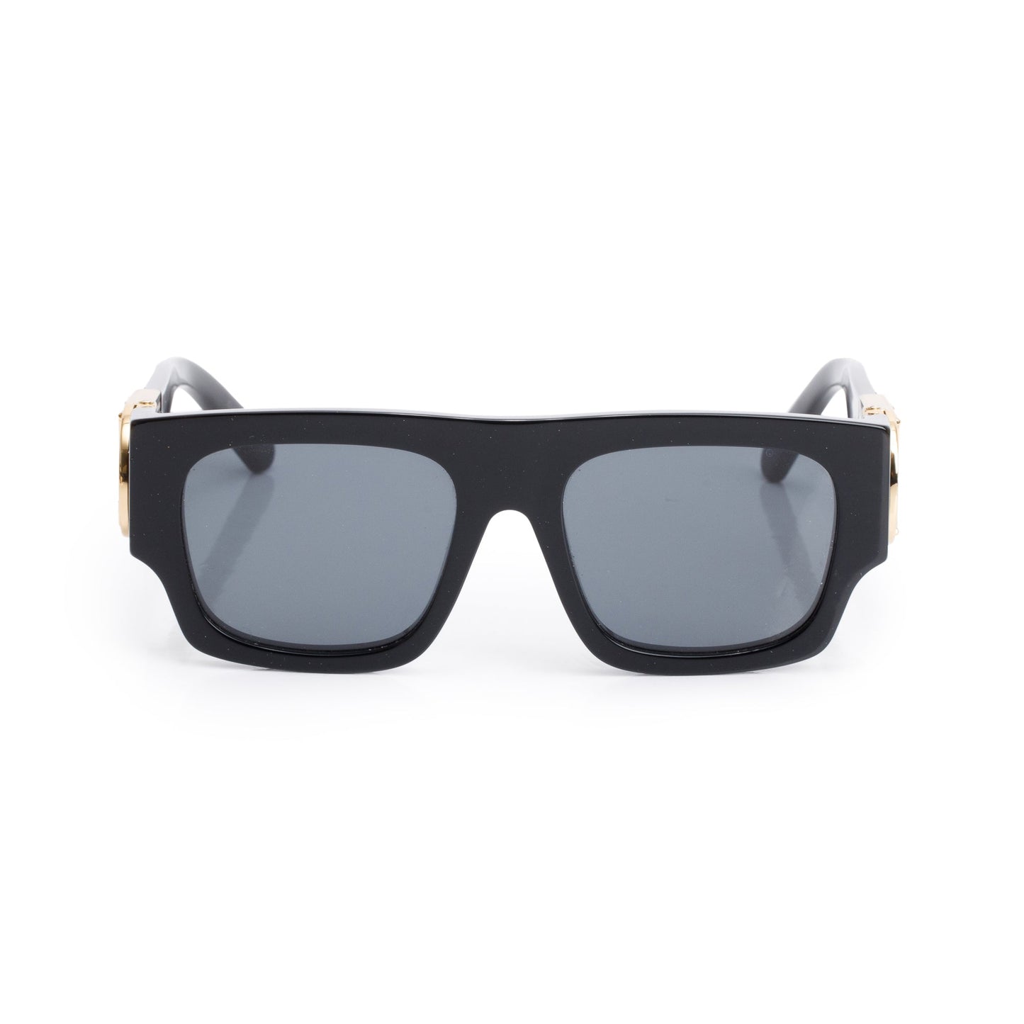 Louis Vuitton 2021 Z1478W Black Acetate Link Square Sunglasses
