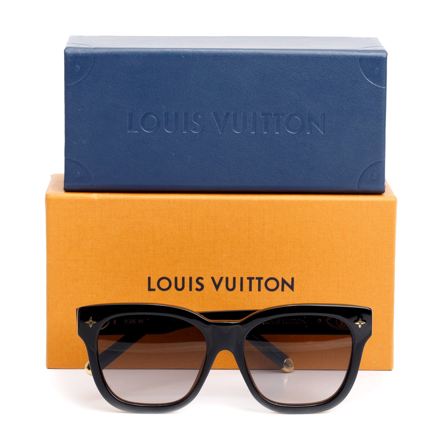 Louis Vuitton 2021 Z1523E Black Acetate My Monogram Square Sunglasses