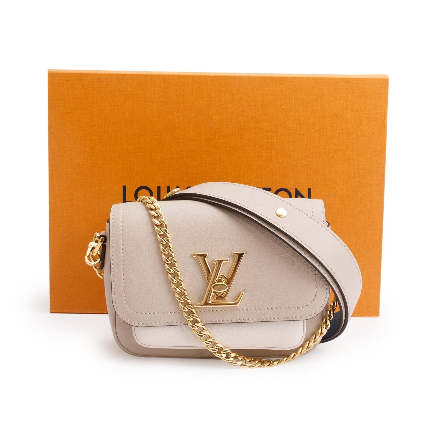 Louis Vuitton 2022 Beige Leather LockMe Tender Bag
