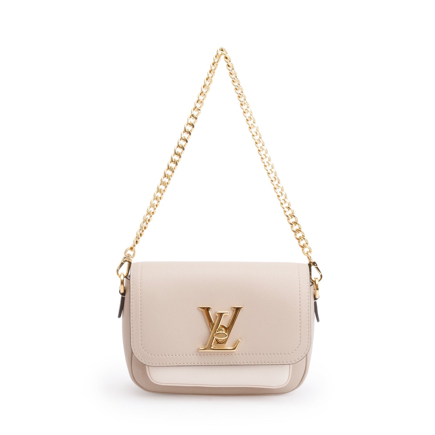Louis Vuitton 2022 Beige Leather LockMe Tender Bag