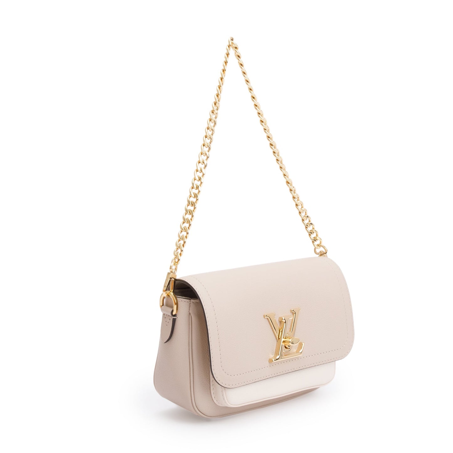 Louis Vuitton 2022 Beige Leather LockMe Tender Bag