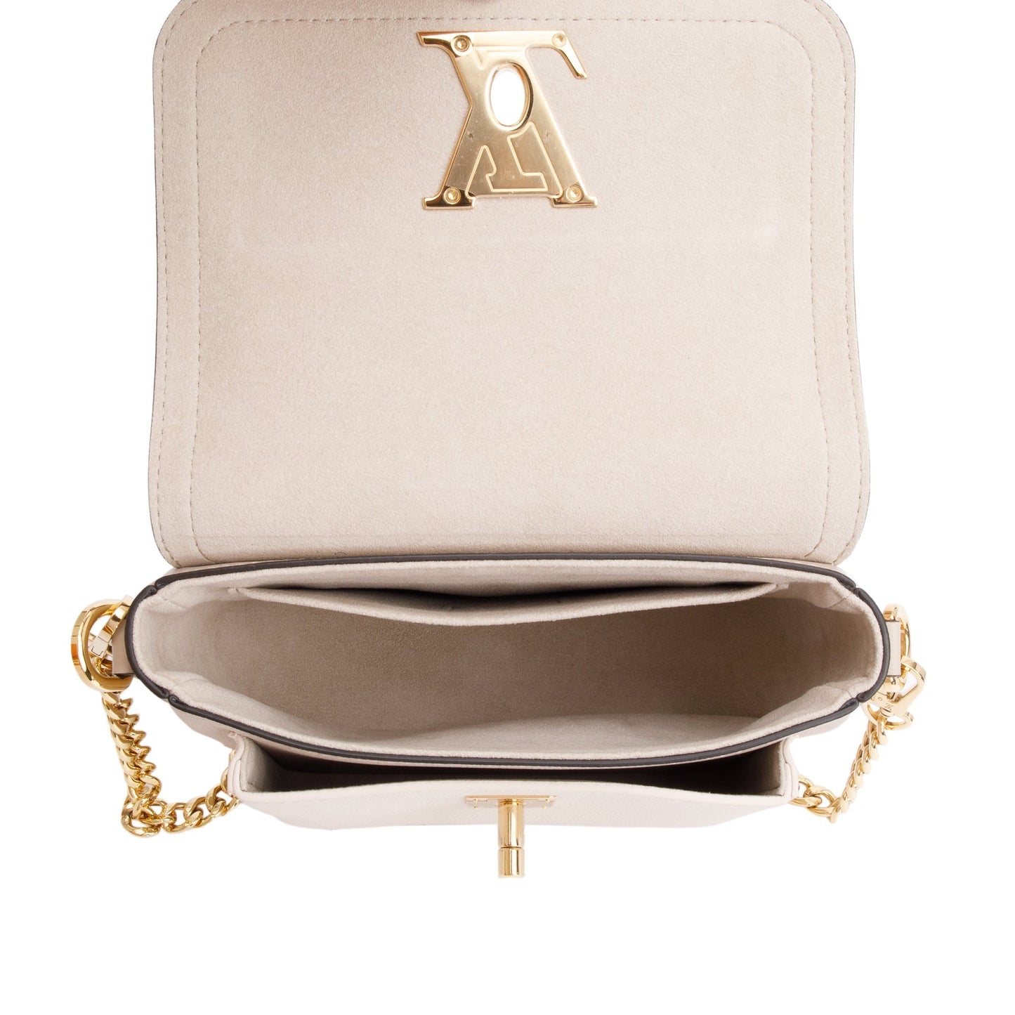 Louis Vuitton 2022 Beige Leather LockMe Tender Bag