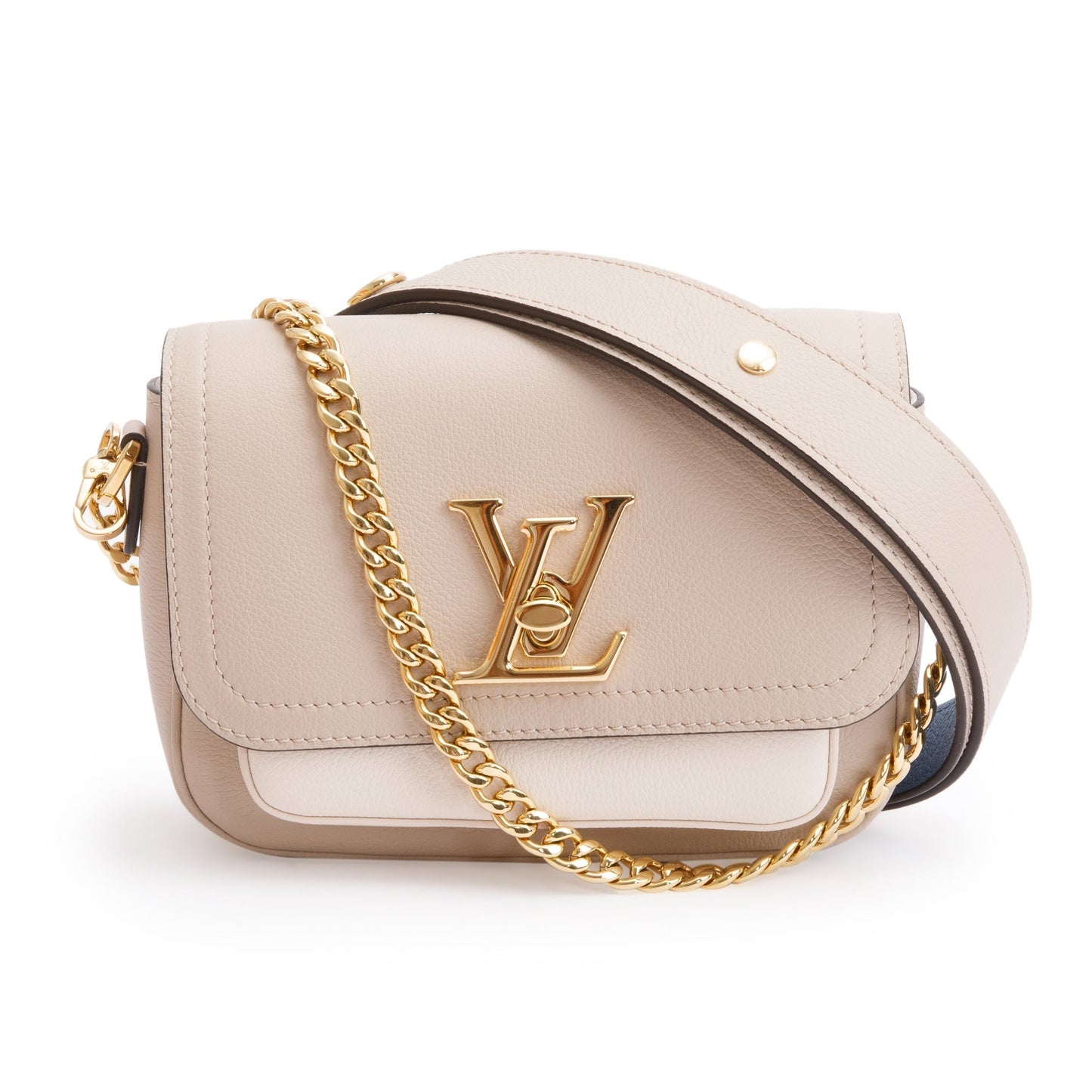 Louis Vuitton 2022 Beige Leather LockMe Tender Bag