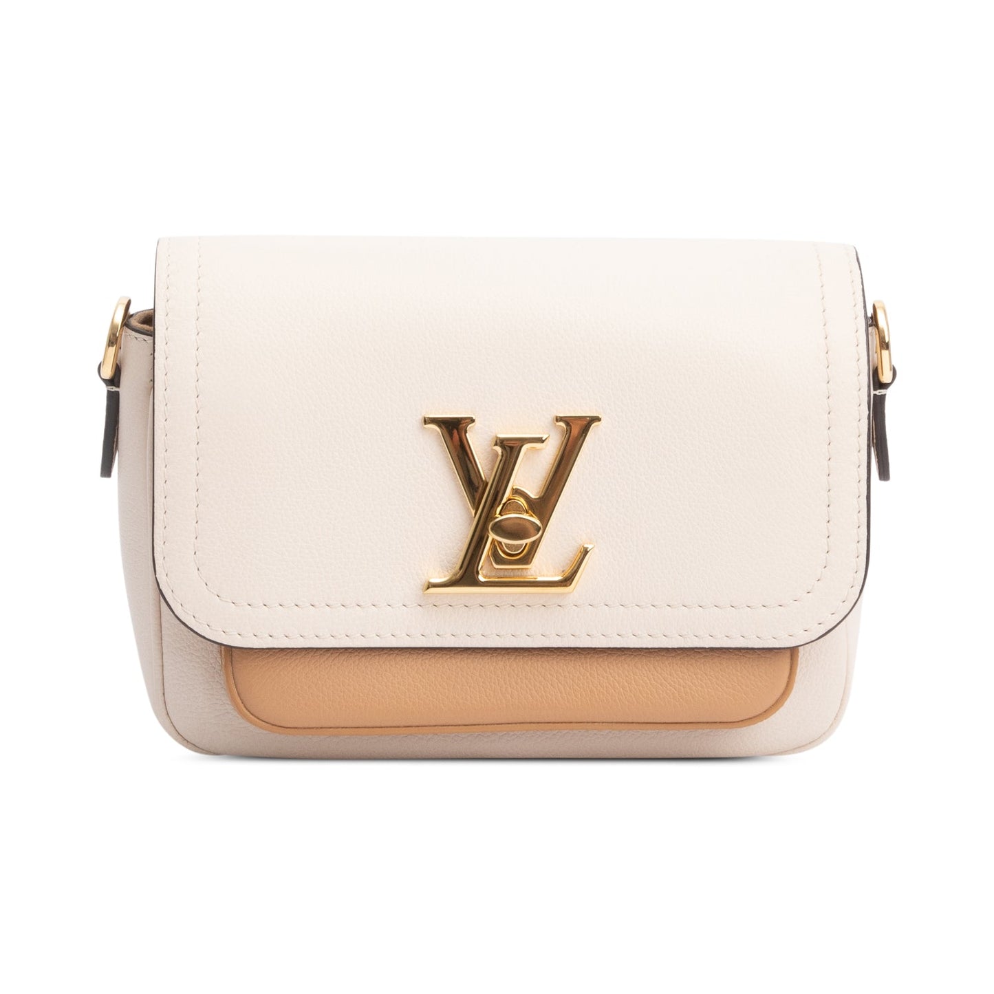 Louis Vuitton 2022 Beige Leather LockMe Tender Bag