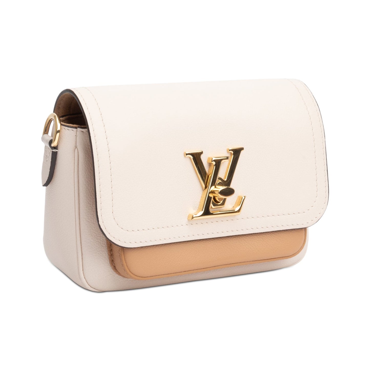Louis Vuitton 2022 Beige Leather LockMe Tender Bag