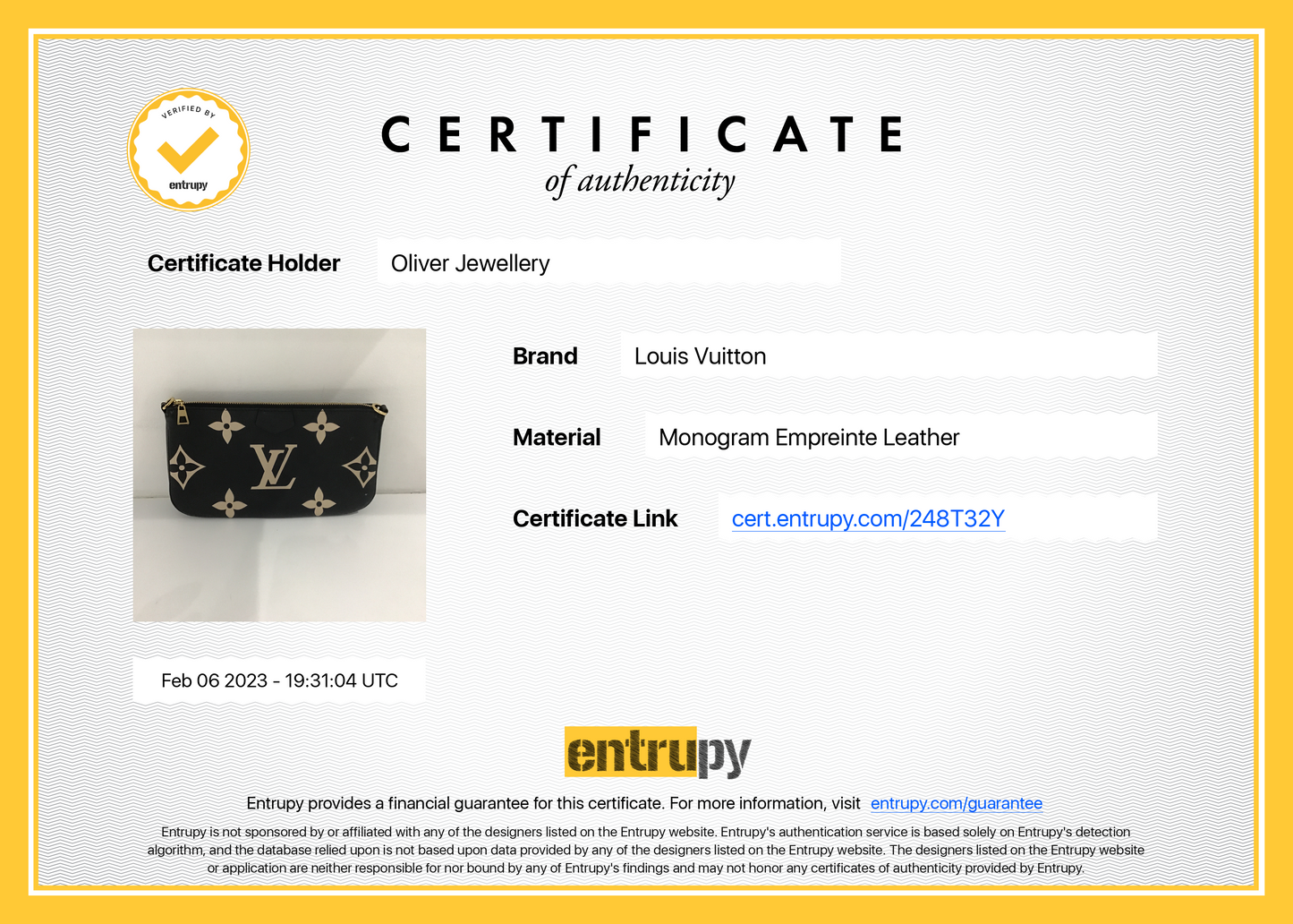 Louis Vuitton 2022 Bicolor Empreinte Leather Multi-Pochette Accessoires