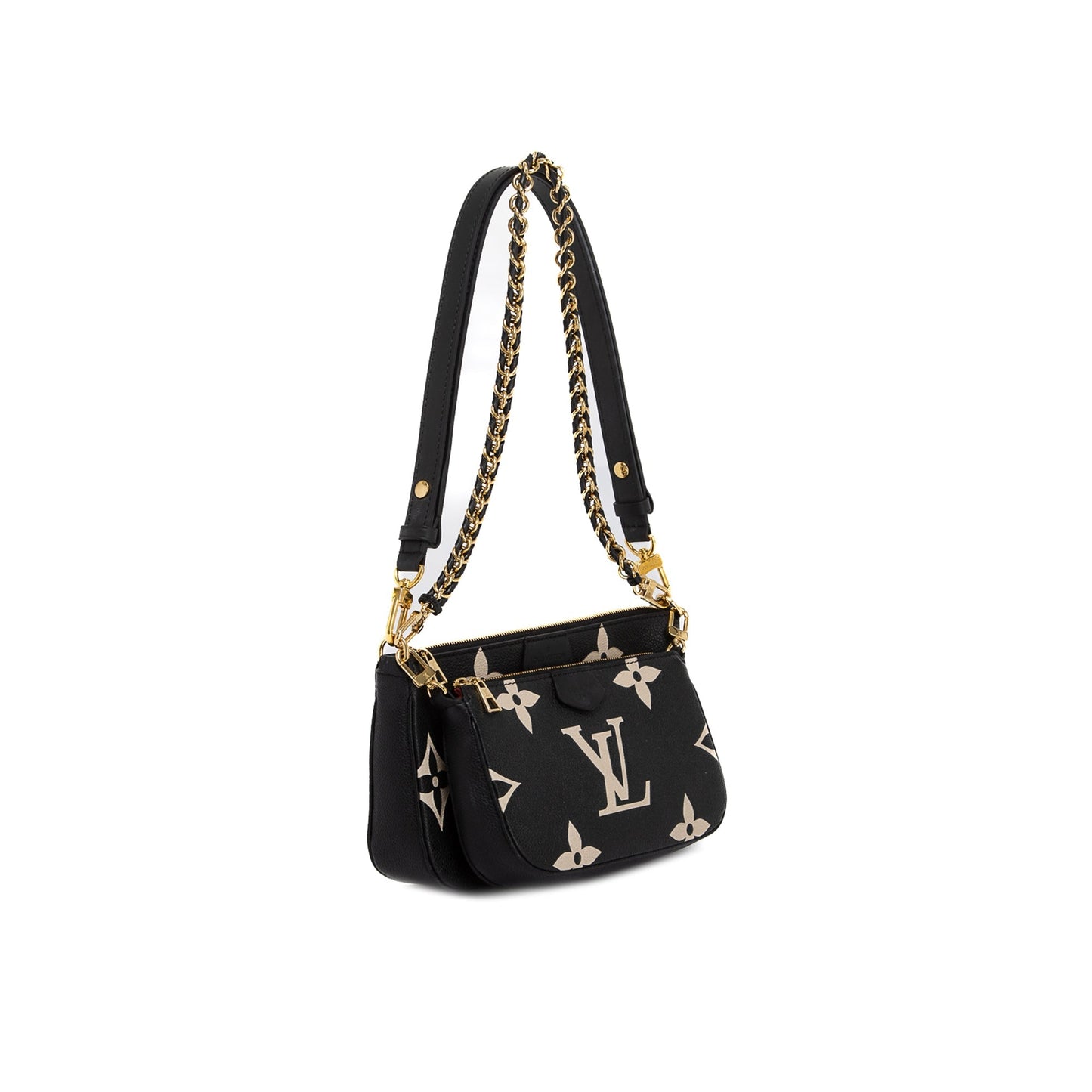 Louis Vuitton 2022 Bicolor Empreinte Leather Multi-Pochette Accessoires