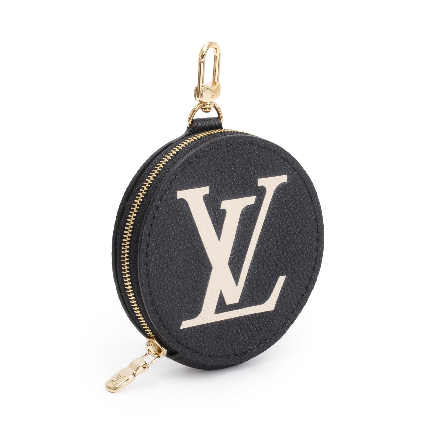 Louis Vuitton 2022 Bicolor Monogram Empreinte Giant Round Coin Purse