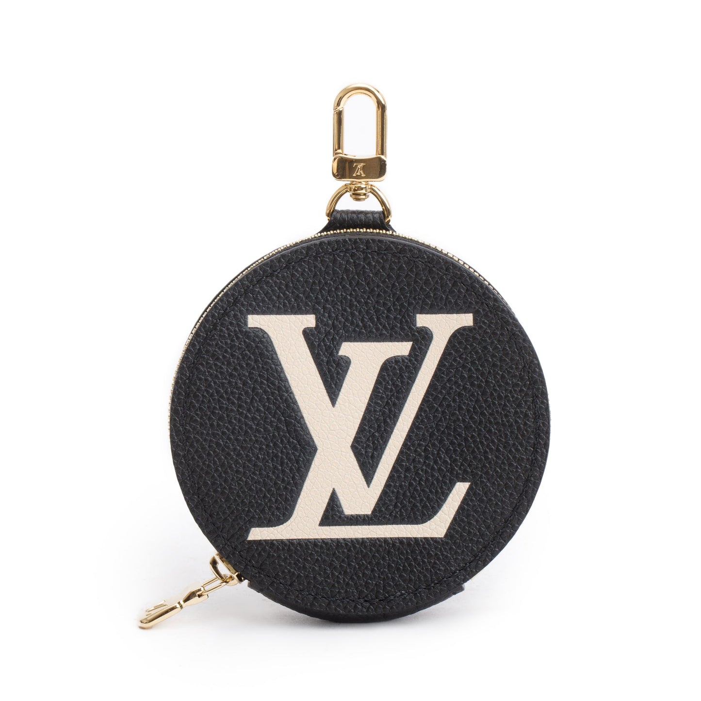 Louis Vuitton 2022 Bicolor Monogram Empreinte Giant Round Coin Purse