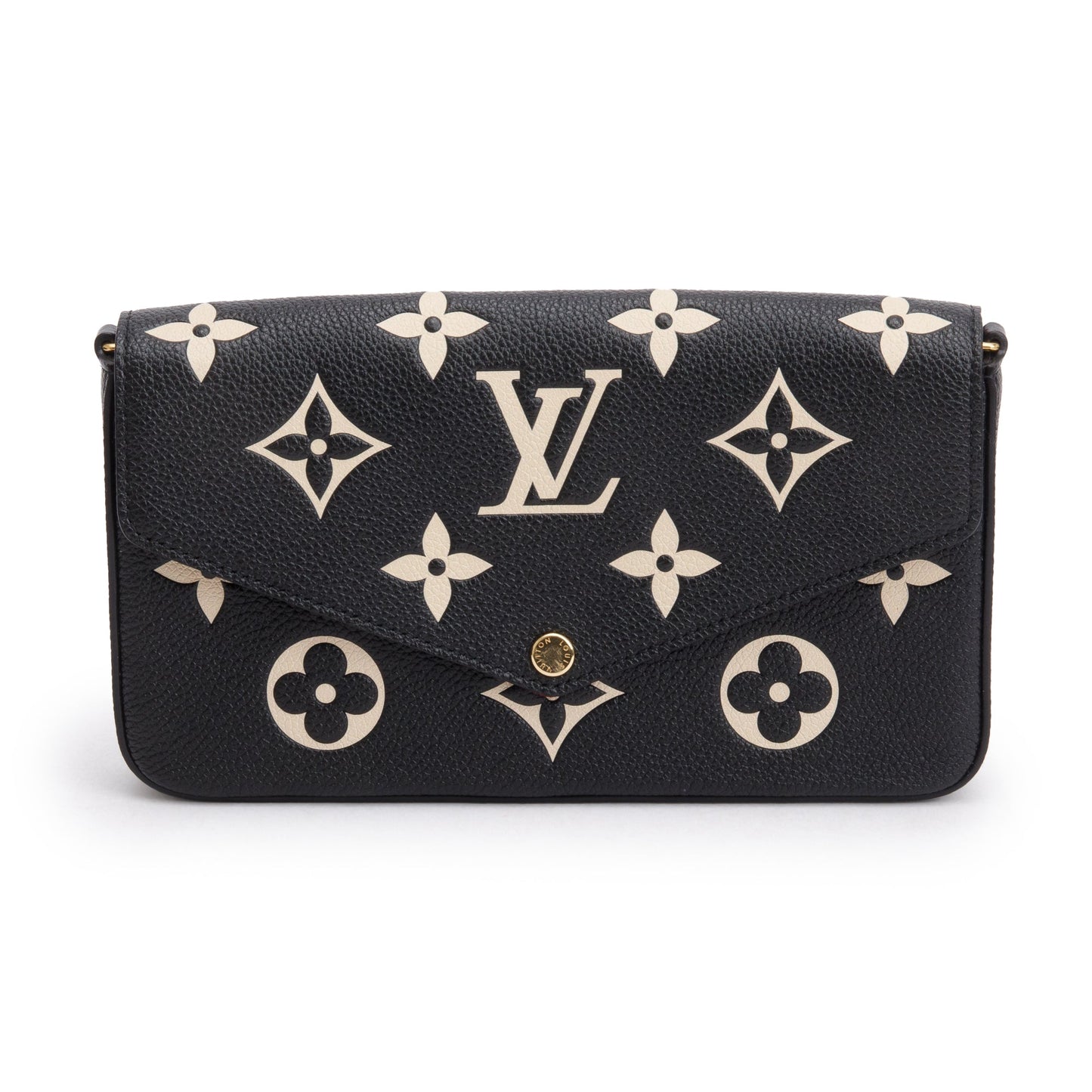 Louis Vuitton 2022 Bicolor Monogram Empreinte Leather Felicie Pochette