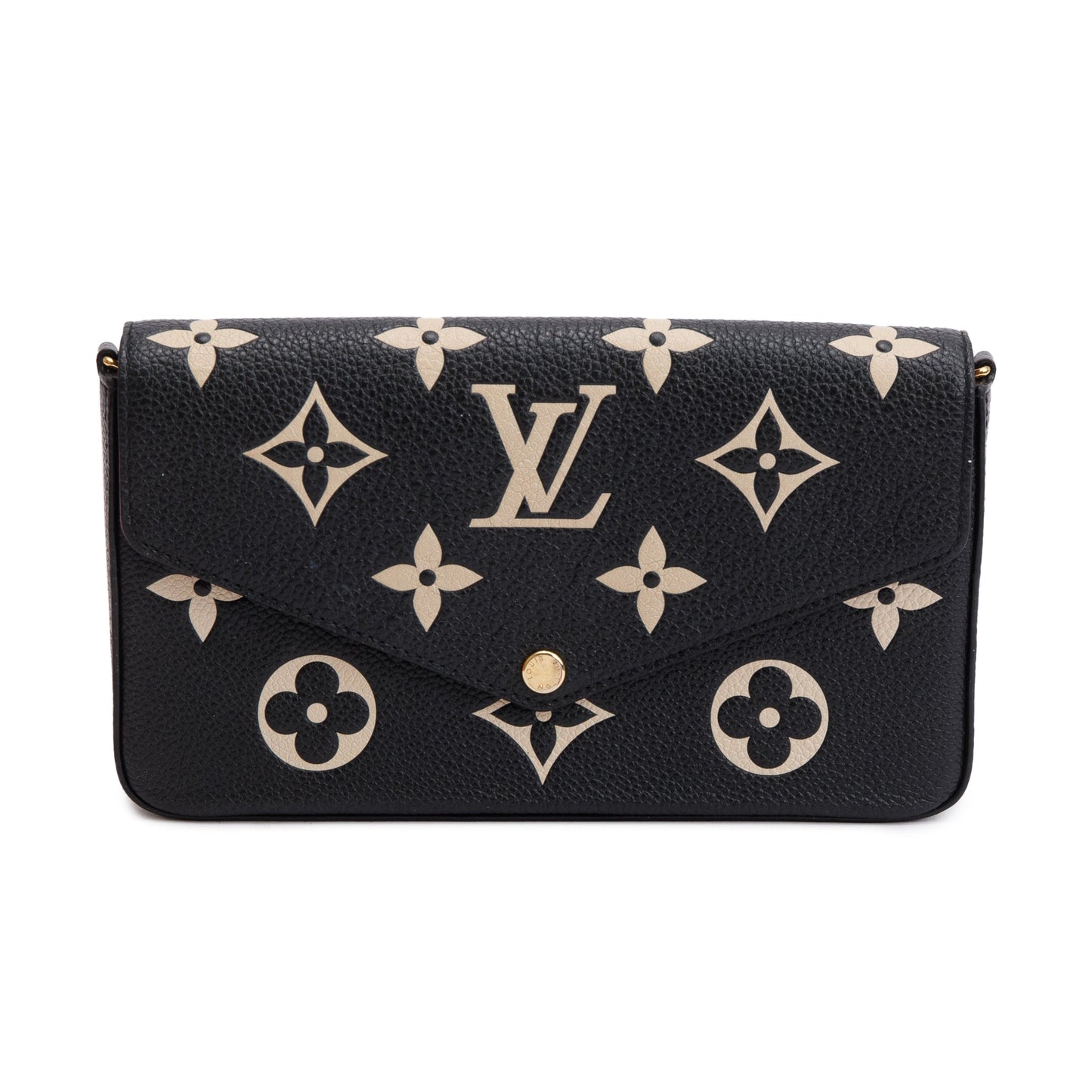 Louis Vuitton 2022 Bicolor Monogram Empreinte Leather Felicie Pochette