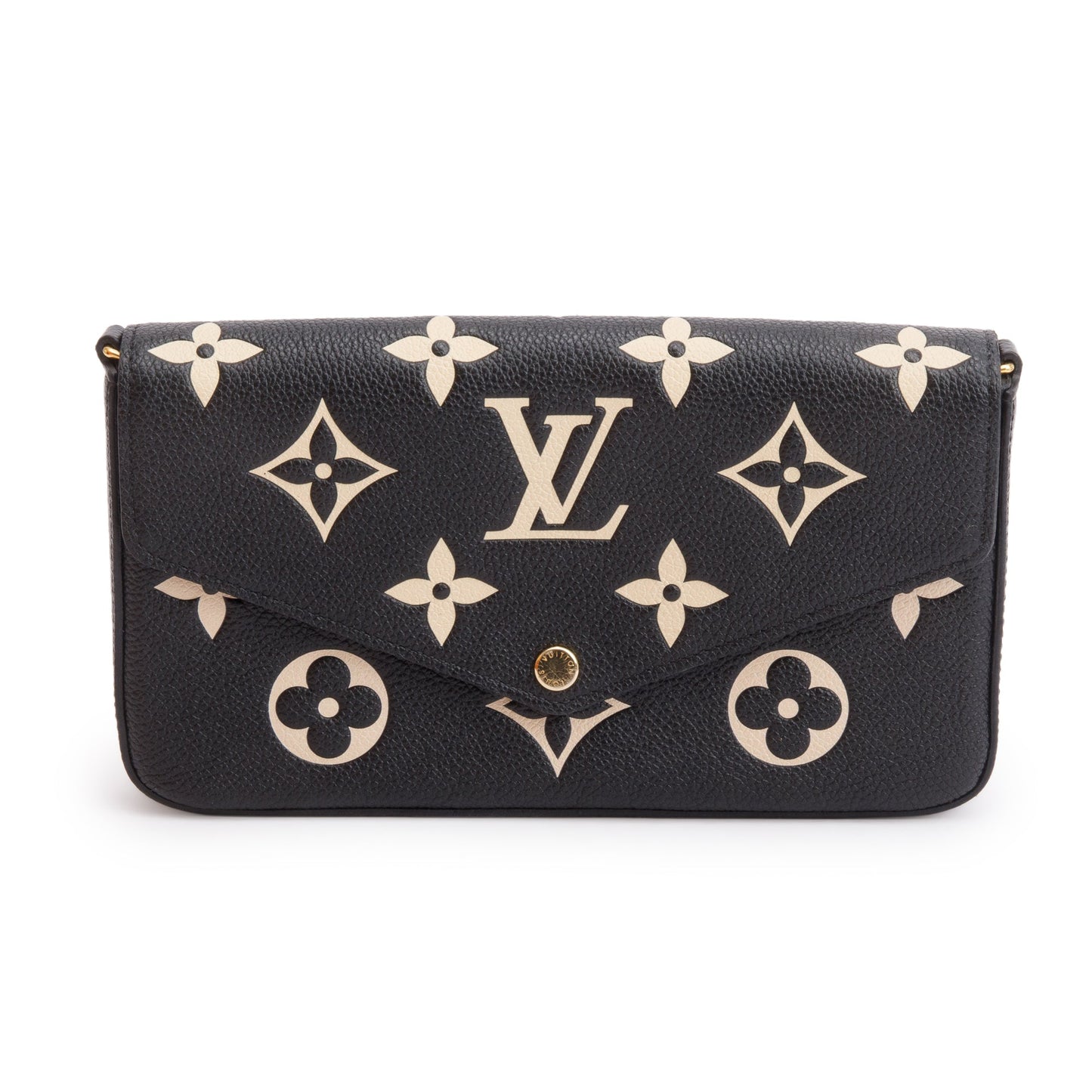 Louis Vuitton 2022 Bicolor Monogram Empreinte Leather Felicie Pochette