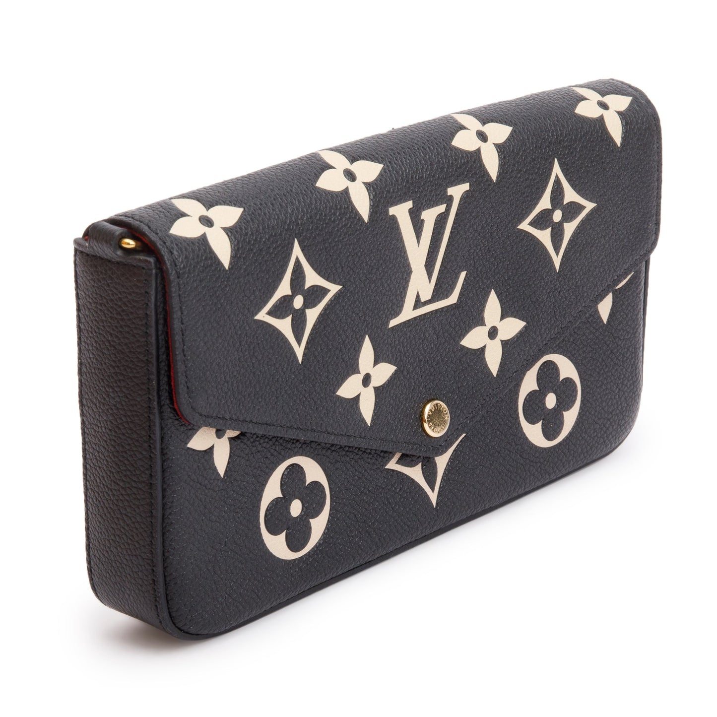 Louis Vuitton 2022 Bicolor Monogram Empreinte Leather Felicie Pochette