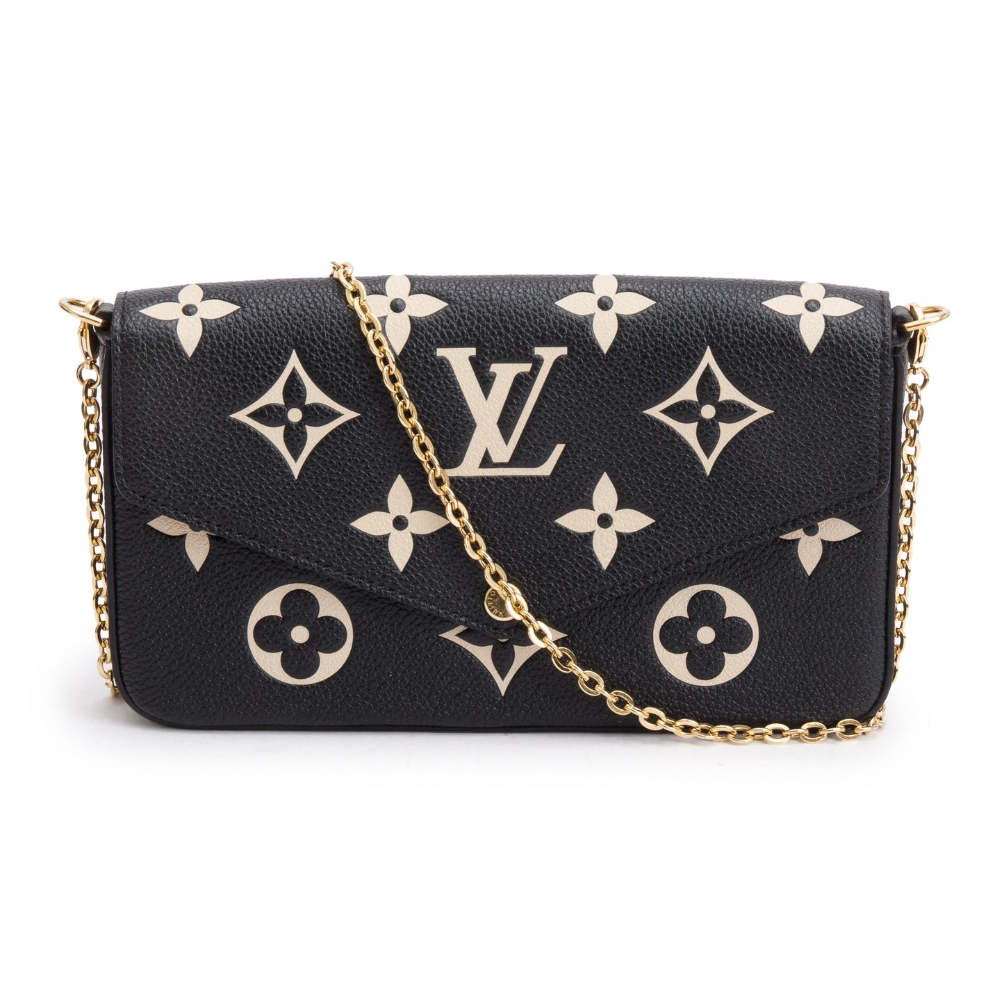Louis Vuitton 2022 Bicolor Monogram Empreinte Leather Felicie Pochette