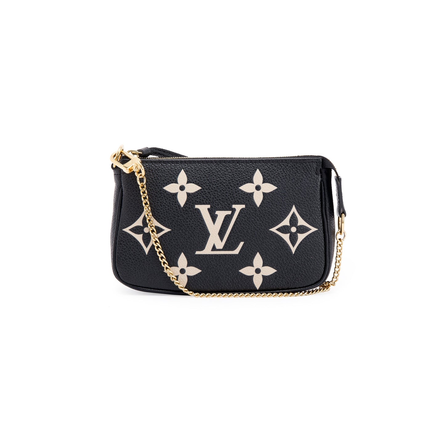 Louis Vuitton 2022 Bicolor Monogram Empreinte Leather Mini Pochette Accessories