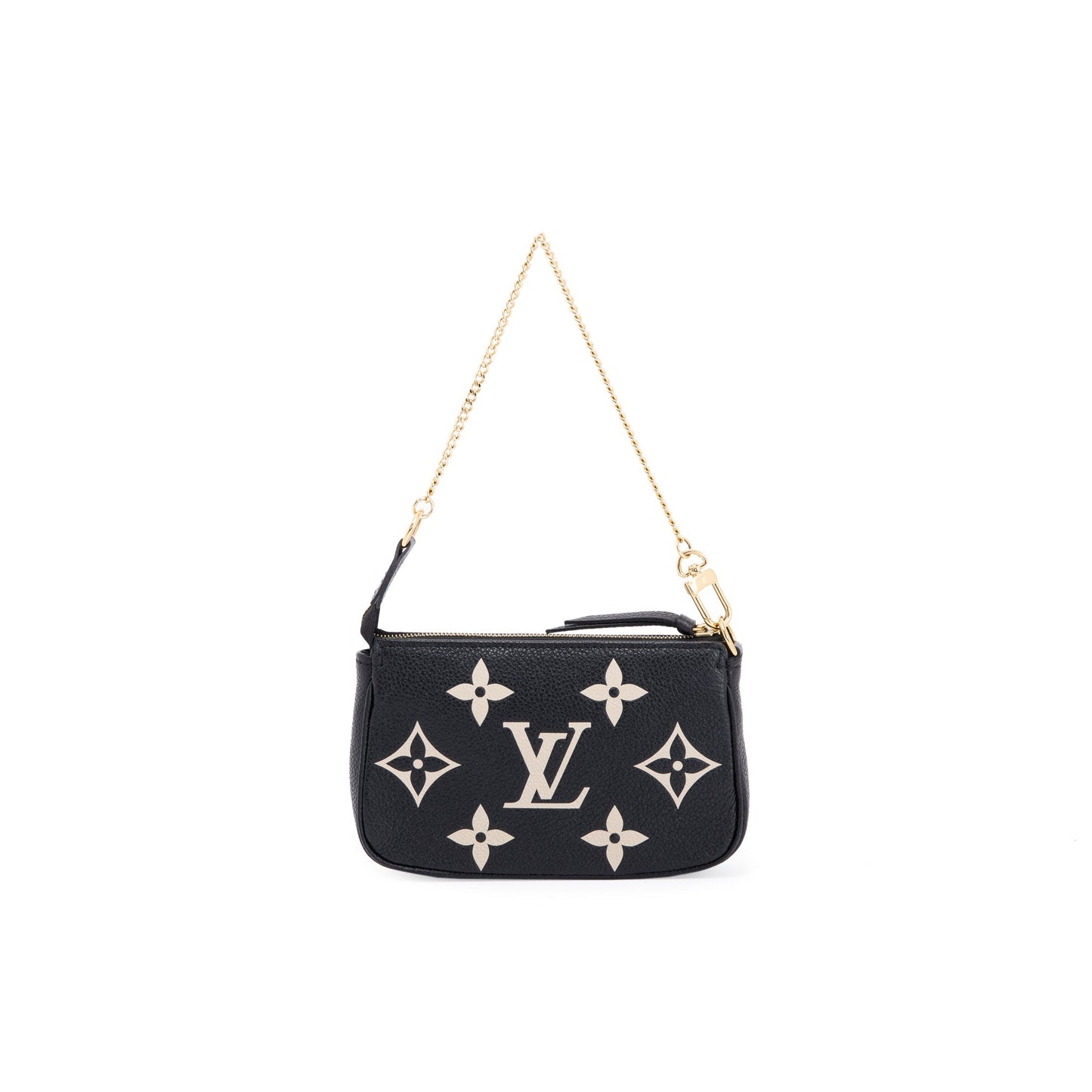 Louis Vuitton 2022 Bicolor Monogram Empreinte Leather Mini Pochette Accessories
