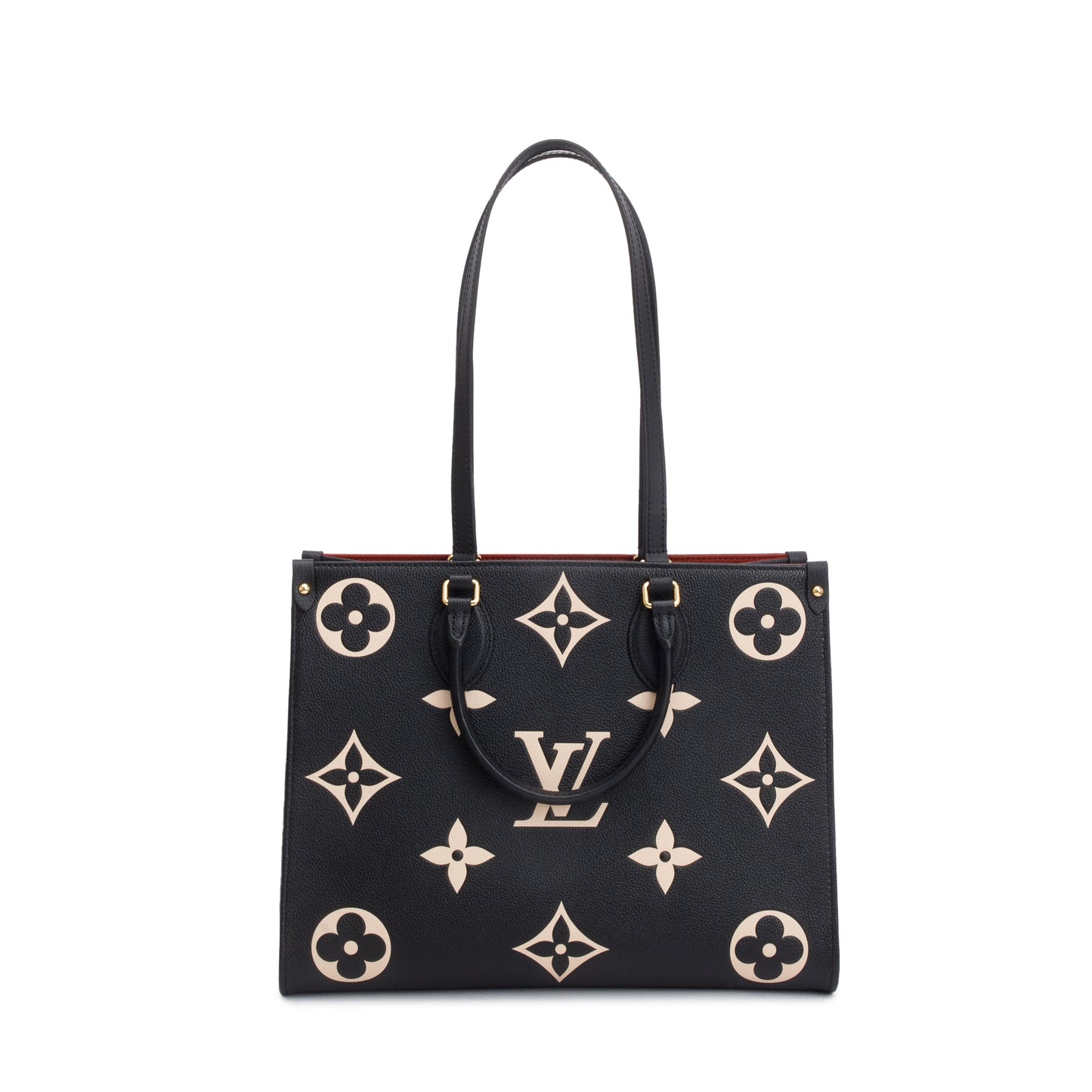 Louis Vuitton 2022 Bicolor Monogram Empreinte Leather OnTheGo MM