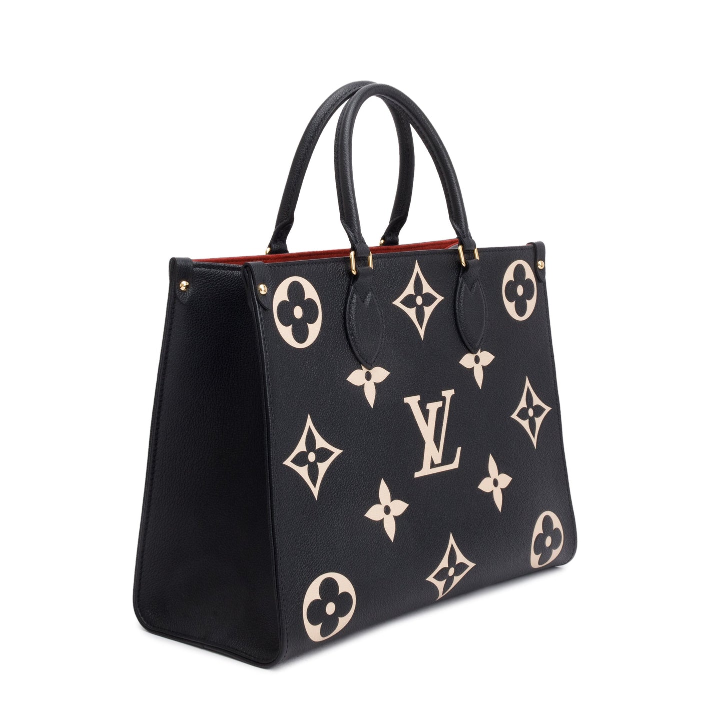 Louis Vuitton 2022 Bicolor Monogram Empreinte Leather OnTheGo MM