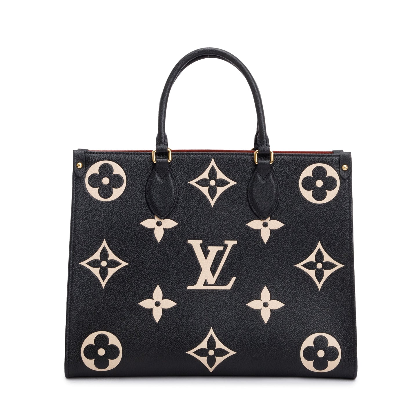 Louis Vuitton 2022 Bicolor Monogram Empreinte Leather OnTheGo MM