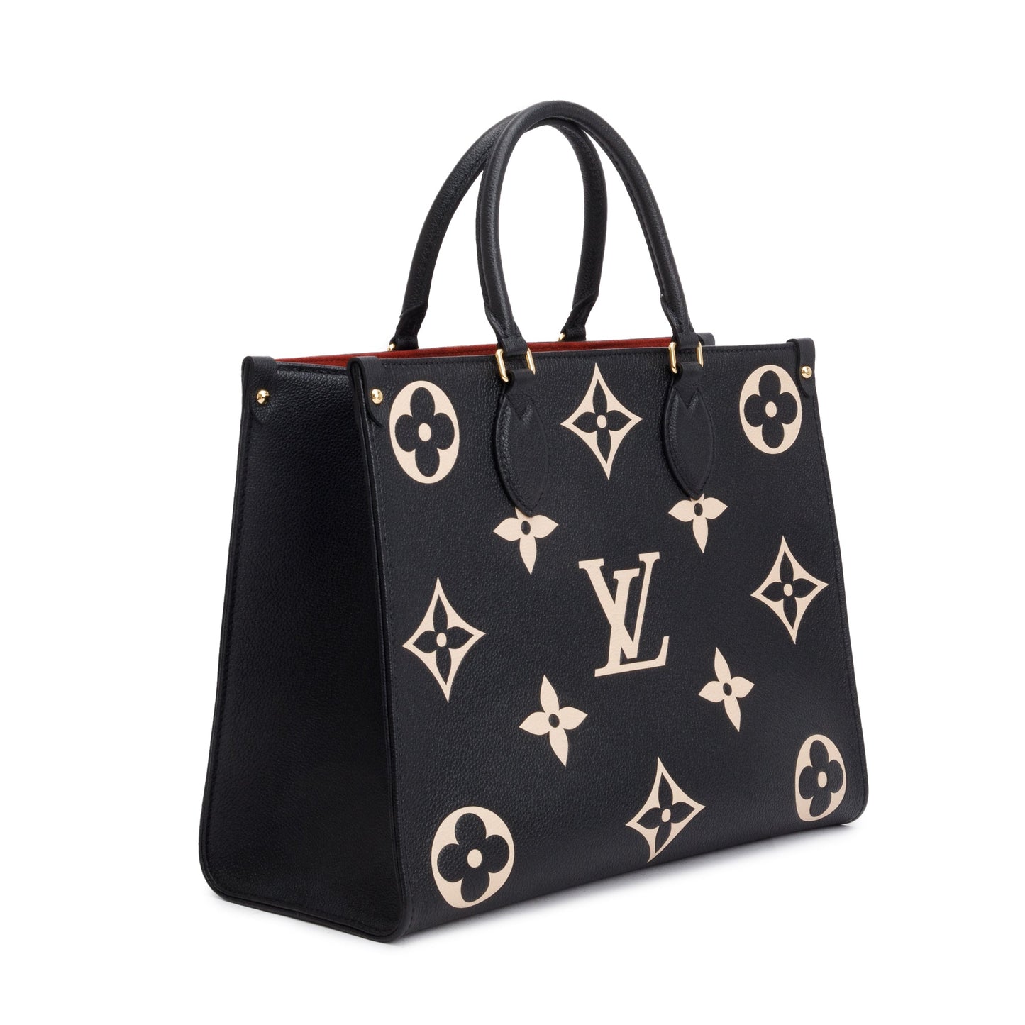 Louis Vuitton 2022 Bicolor Monogram Empreinte Leather OnTheGo MM