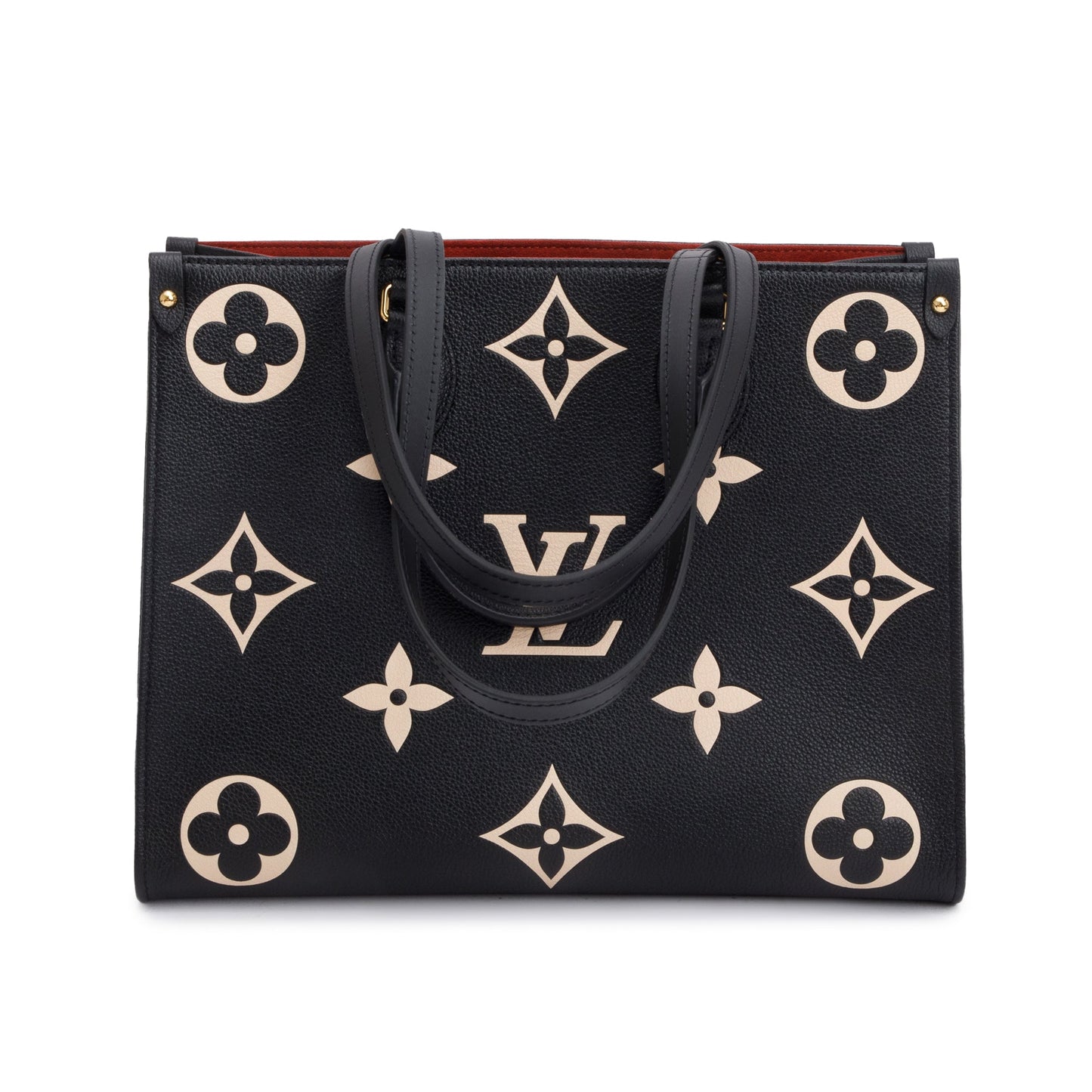 Louis Vuitton 2022 Bicolor Monogram Empreinte Leather OnTheGo MM