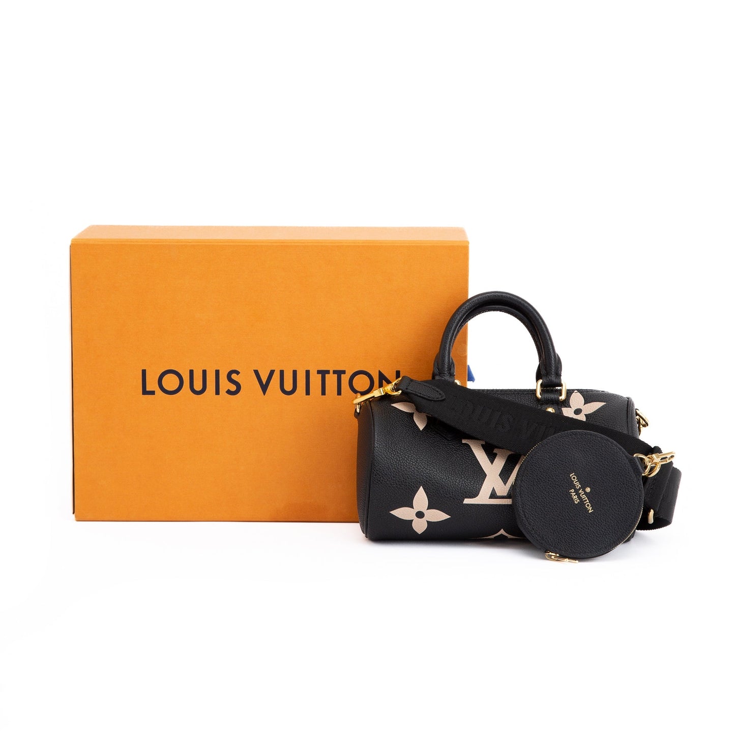 Louis Vuitton 2022 Bicolor Monogram Giant Empreinte Papillon BB
