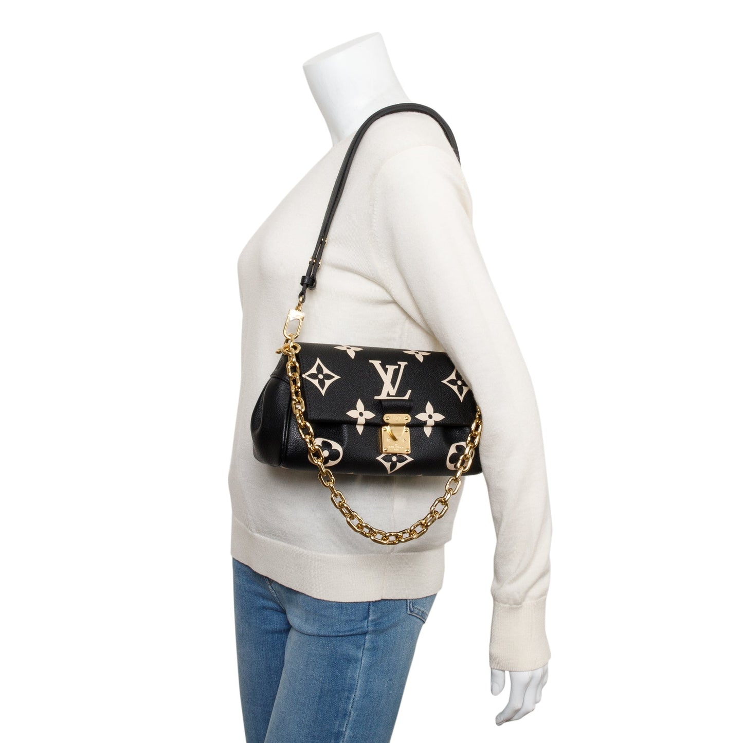 Louis Vuitton 2022 Bicolour Monogram Giant Empreinte Favorite